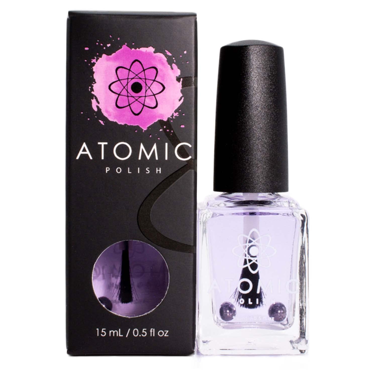 Quick Dry Top Coat - Atomic Polish - Glossy Nail Polish for Long-Lasting Shine | Perfect for Manicures, Pedicures & Nail Art