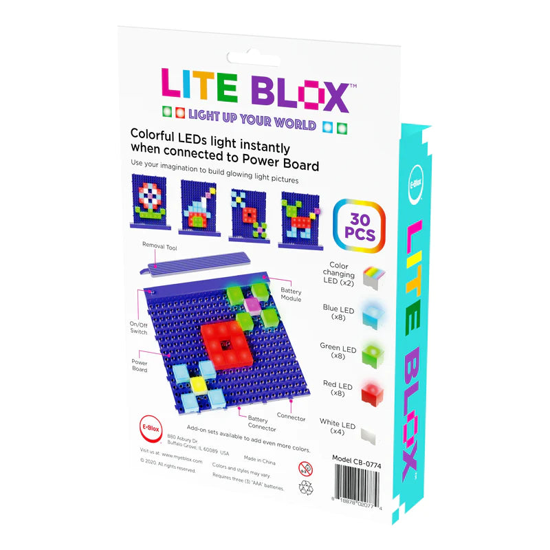 Lite Blox Classroom Set - STEM Learning Toys for Kids, Educational Building Blocks for School & Home - Perfect for Group Activities & Creative Play