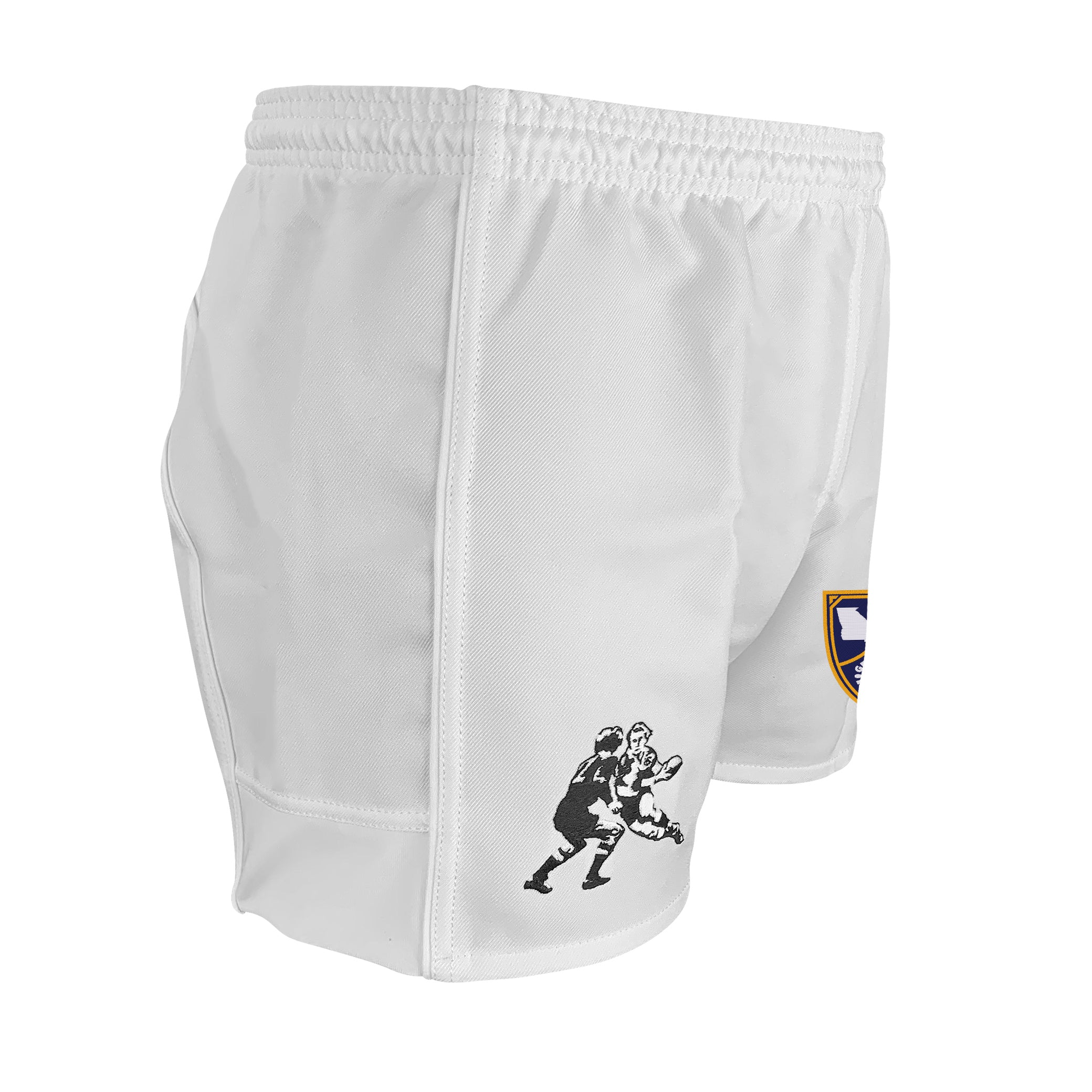 Georgia Rugby Union Pro Power Shorts - High-Performance Men's Rugby Shorts for Training & Matches - Breathable, Durable & Comfortable for Rugby, Gym & Sports Activities