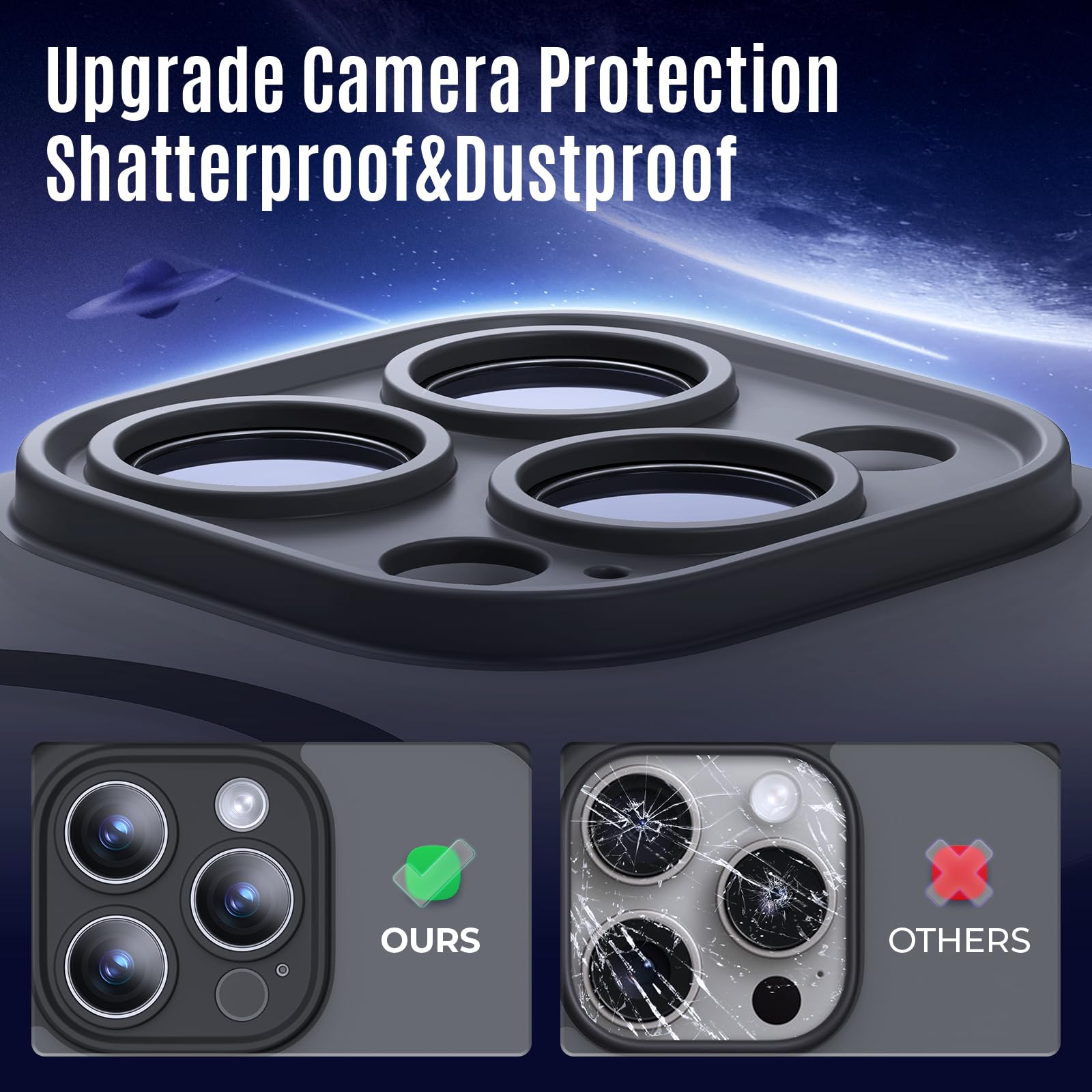 iPhone 16 Pro Max Case with MagSafe Compatibility - Includes 2 Privacy Screen Protectors | Military-Grade 15FT Drop Protection & Camera Shield | Shockproof Phone Cover (2024 Model, Black) - Perfect for Outdoor Adventures & Everyday Protection