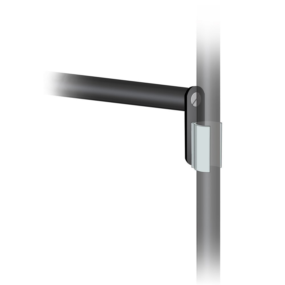 JN5 Series Grand Format Banner Stands Crossbar Kit - Matte Black | Ideal for Trade Shows, Exhibitions & Retail Displays