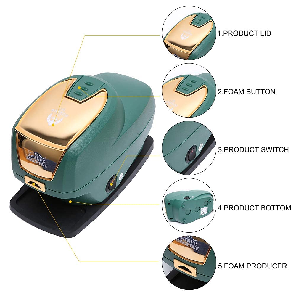 Professional Hot Lather Machine for Shaving - Barber Shaving Cream Warmer & Heater - Perfect Men's Gifts for Home Salon, Barber Shop & Luxury Shaving Experience