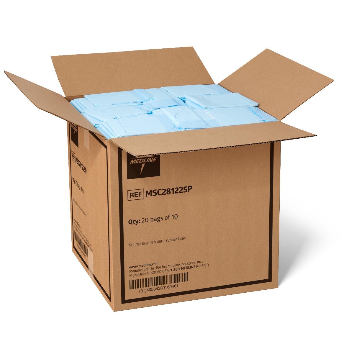 Economy Underpad 23x24 Inches - Waterproof Bed Pads for Incontinence, Elderly & Pets - Ideal for Home, Hospital & Travel Use