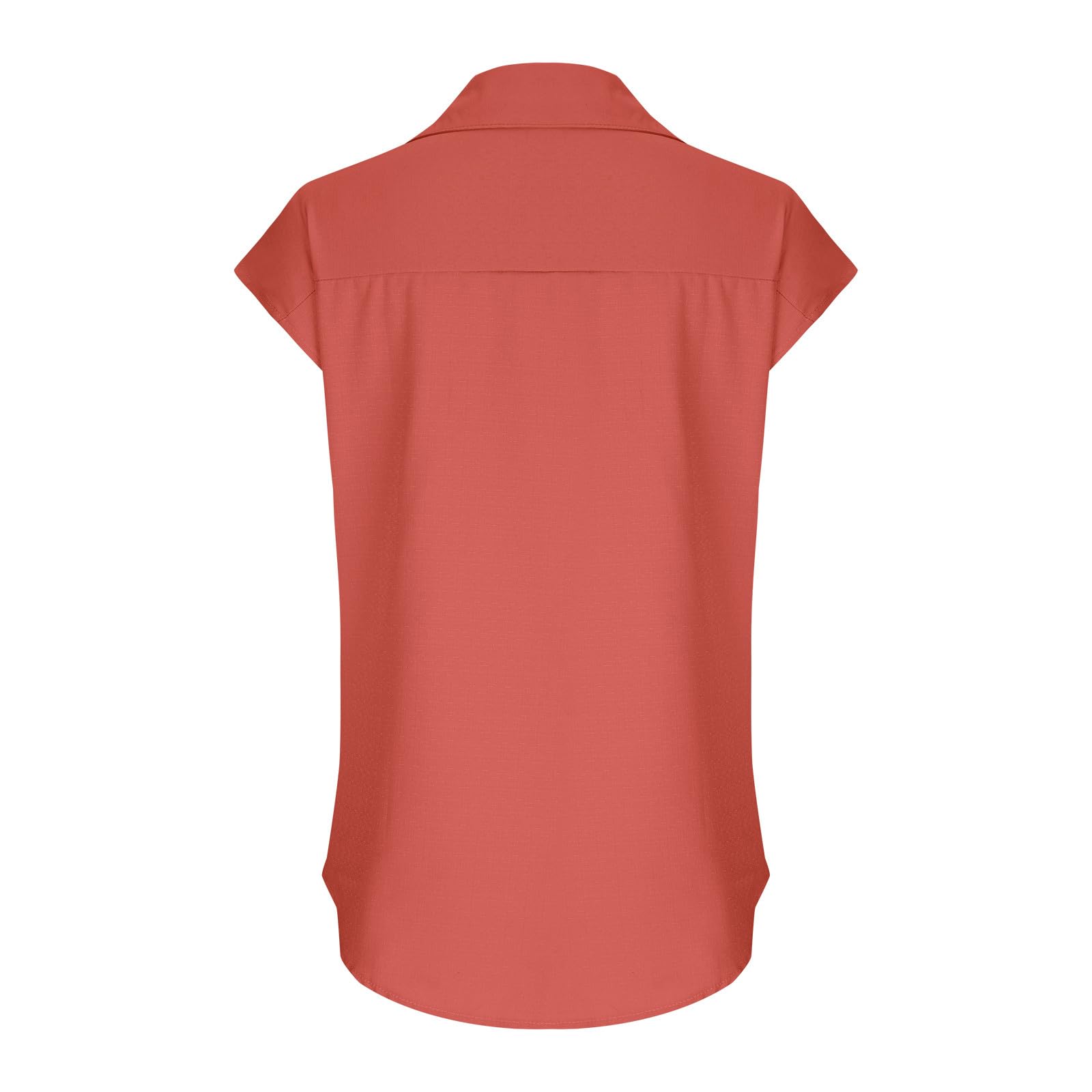 Women's Casual Cotton Linen Shirts - Short Sleeve Loose Fit Blouses & Summer Tops 2024 | Trendy Dressy T-Shirts for Work, Weekend & Vacation