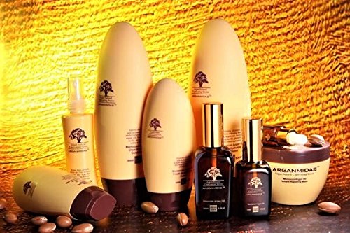 Premium Moroccan Argan Oil Hair Care Set - Hydrating Shampoo, Deep Conditioner, Nourishing Cream, Curl Enhancer, Anti-Frizz Shine Spray, Repair Mask & Hair-Body Serum for Dry, Damaged & Curly Hair - Salon Quality Treatment for Softness & Shine at Home