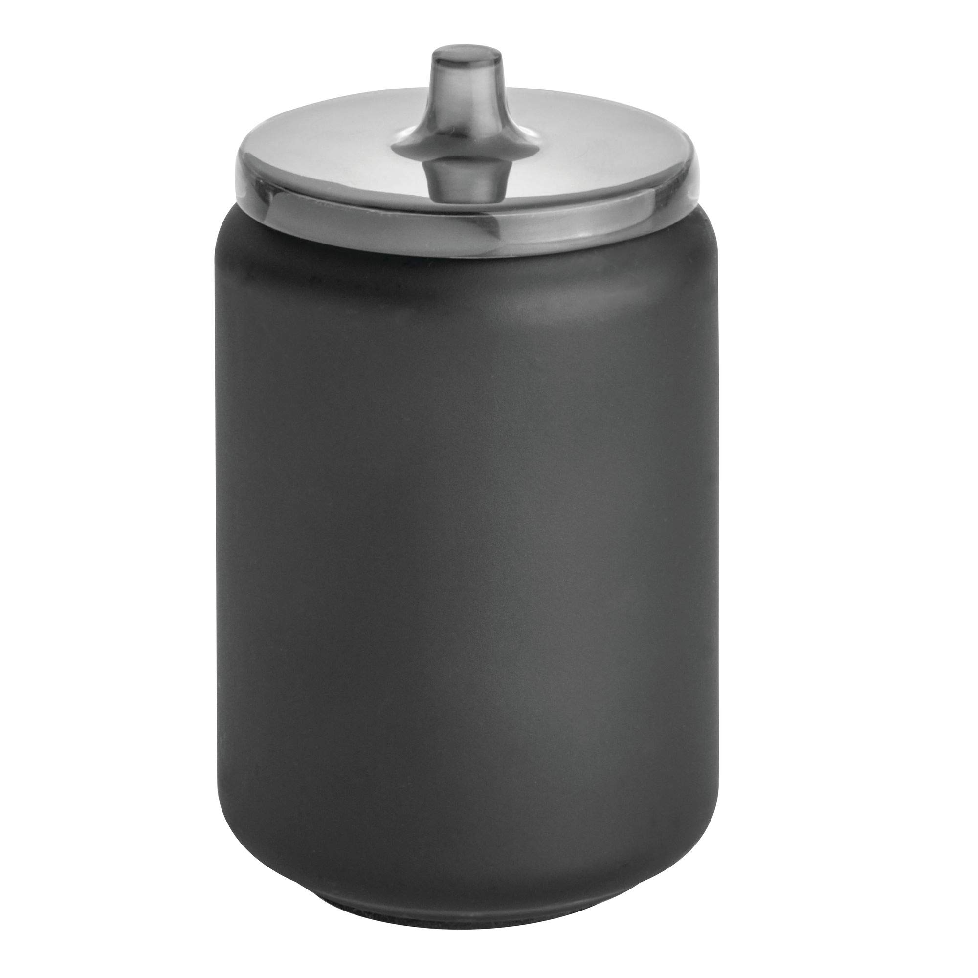 iDesign Austin Airtight Canister with Lid - Stylish Storage for Bathroom, Kitchen Countertop, Office Desk & Vanity Organization | Perfect for Cotton Balls, Q-Tips, Makeup Brushes & Office Supplies