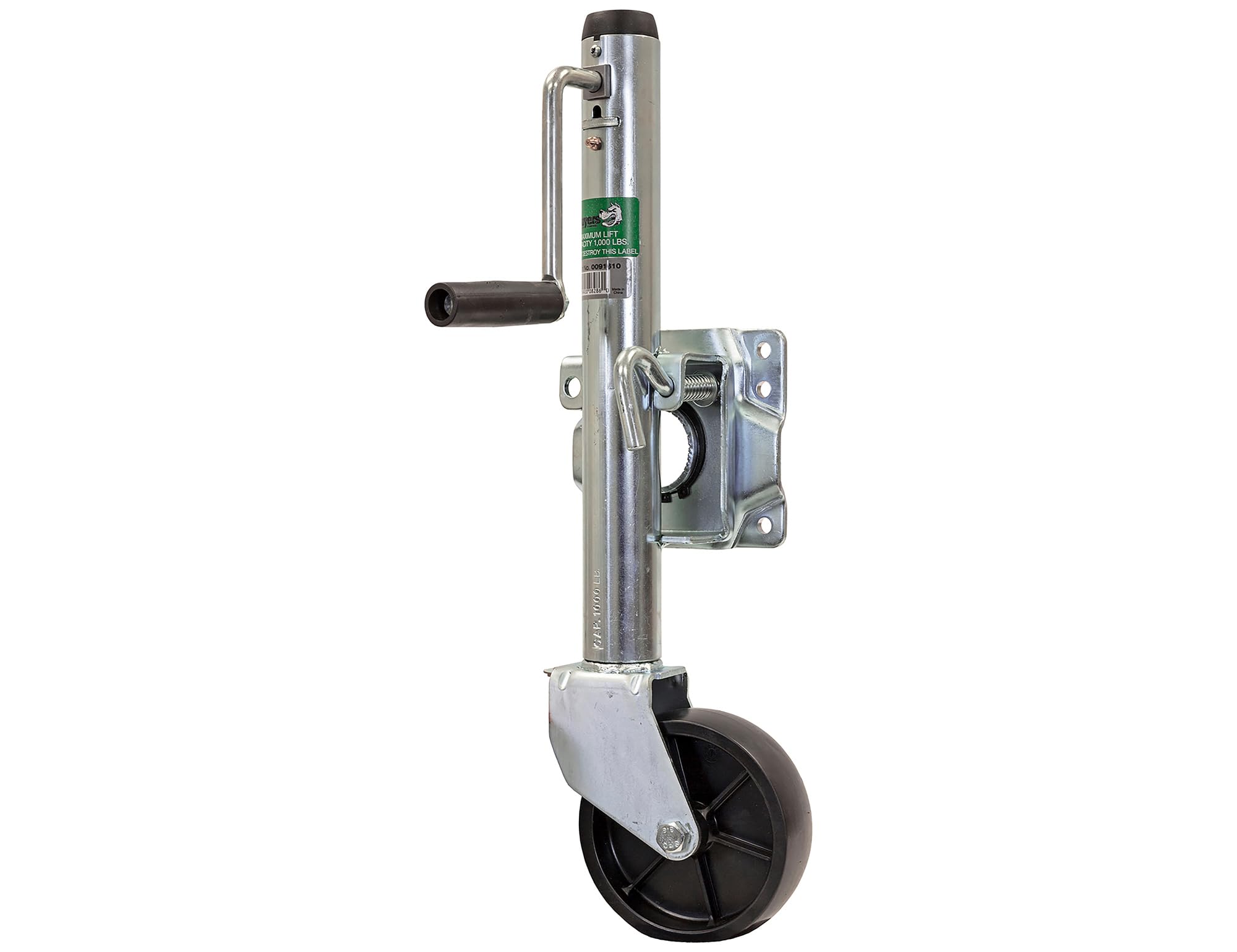 Swing Away Boat Jack for Trailers - 1000lb Capacity, Fits 3