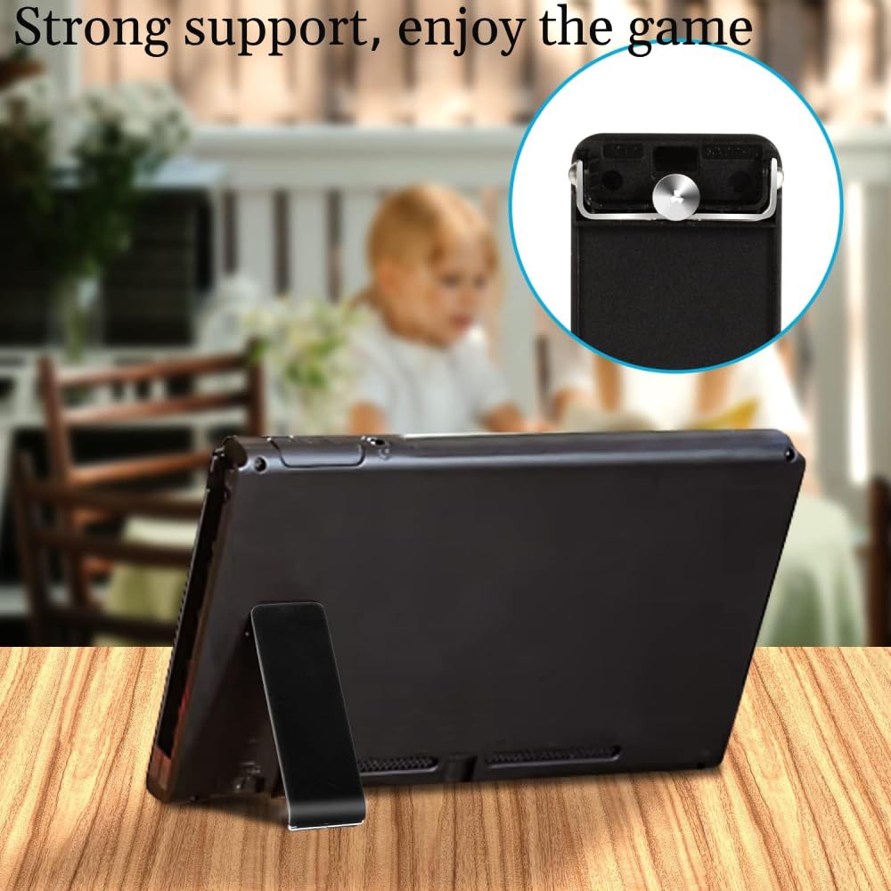 Nintendo Switch Kickstand Replacement - Lightweight & Compact Stand Holder for Nintendo Switch/OLED Console - Durable Spare Part for Gaming, Travel, and Tabletop Play