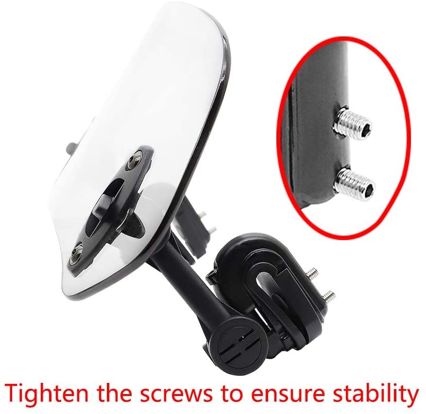 Universal Motorcycle Windshield - Adjustable Transparent Spoiler for Riding Comfort