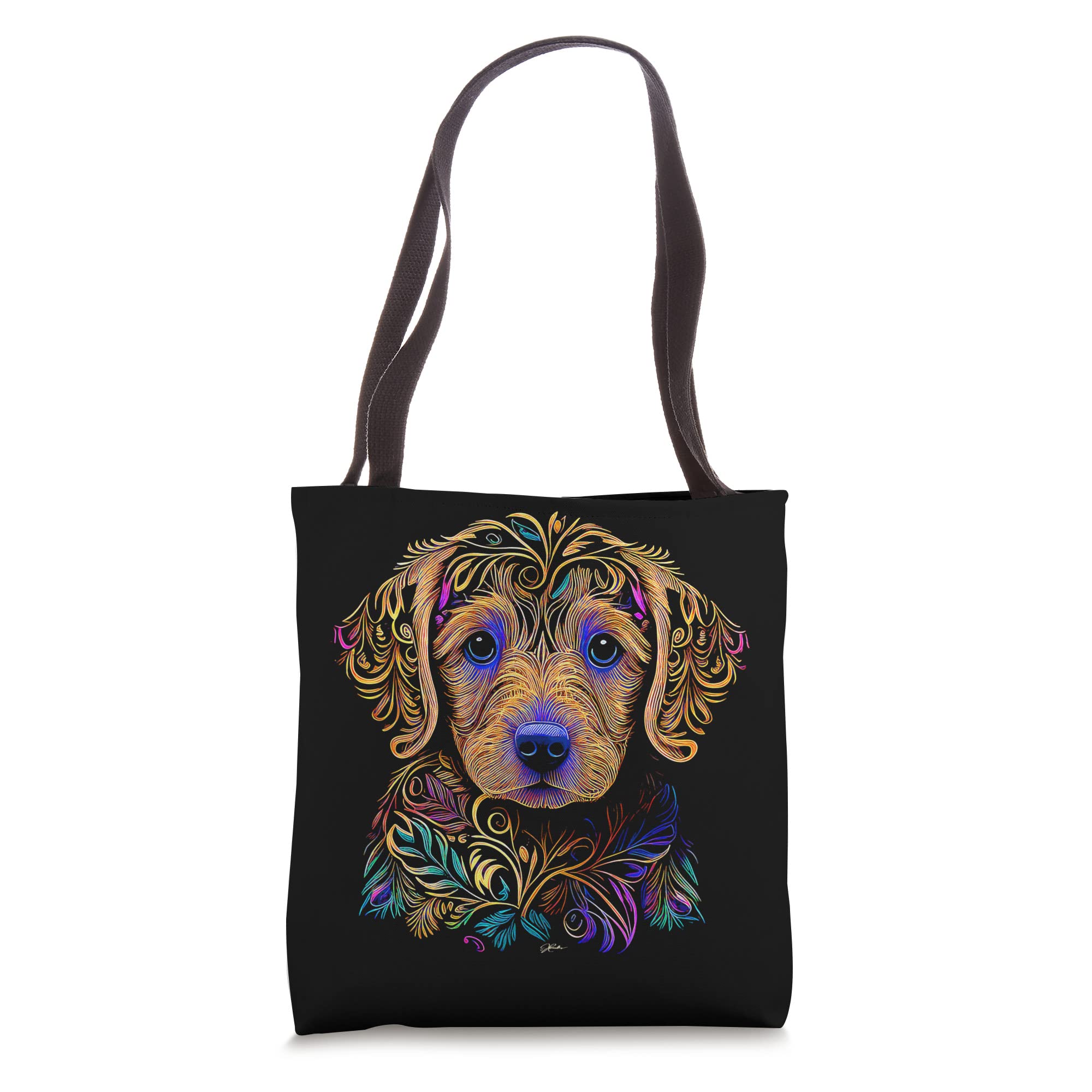 JCombs: Stylish Puppy Tote Bag for Women - Cute Dog Lover Gift, Perfect for Shopping, Beach & Daily Use