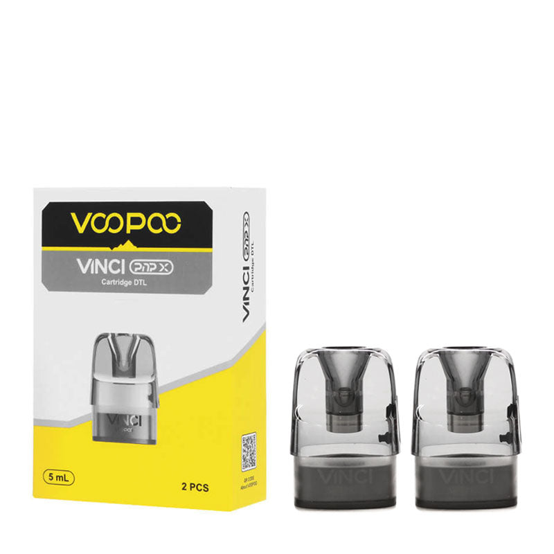 VOOPOO Vinci PnP X Replacement Pods 3-Pack - Compatible with Vinci E120 Vape Kit - Leak-Proof Refillable Pod Cartridges for Smooth Vaping Experience - Perfect for Travel, Work & Relaxation