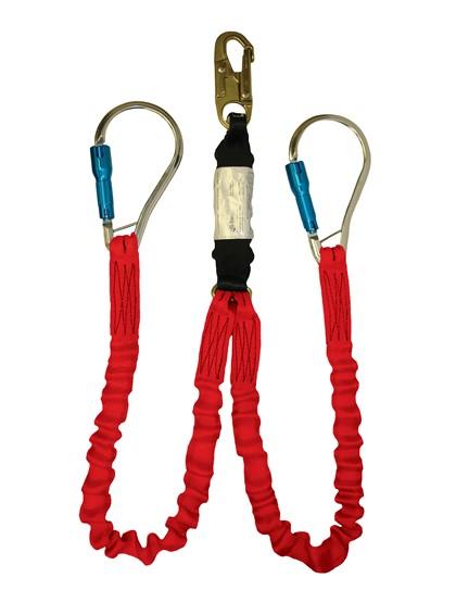 EA Lanyard 6 ft. Single or Twin Leg Safety Lanyard with Zorber Pack, Flex Web & Select Connectors - Fall Protection for Construction, Roofing & Industrial Work