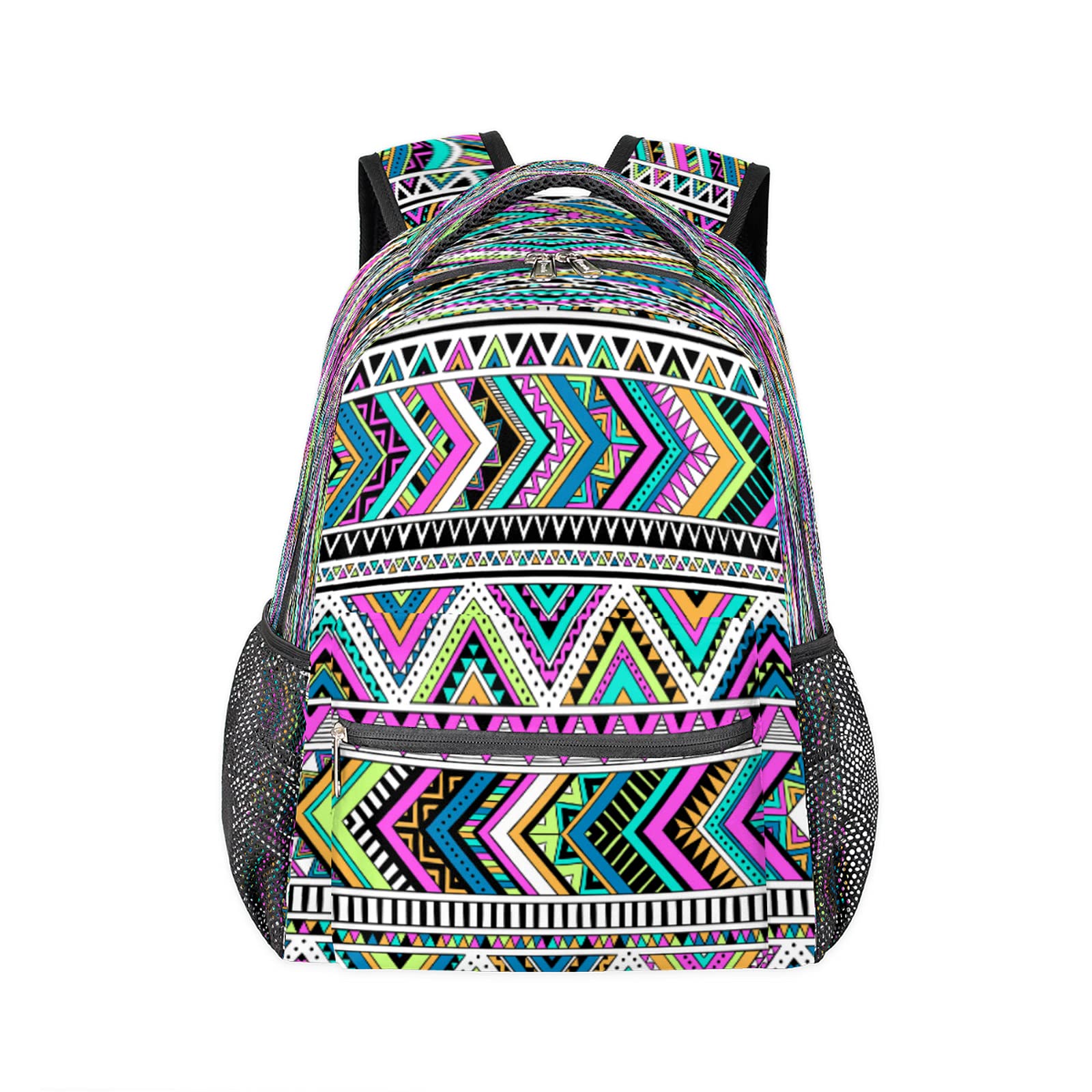 Vintage Aztec Waterproof Laptop Backpack for College, School & Travel - Durable Daypack for Hiking, Camping, Work & Daily Commute - Stylish Bookbag for Women & Men