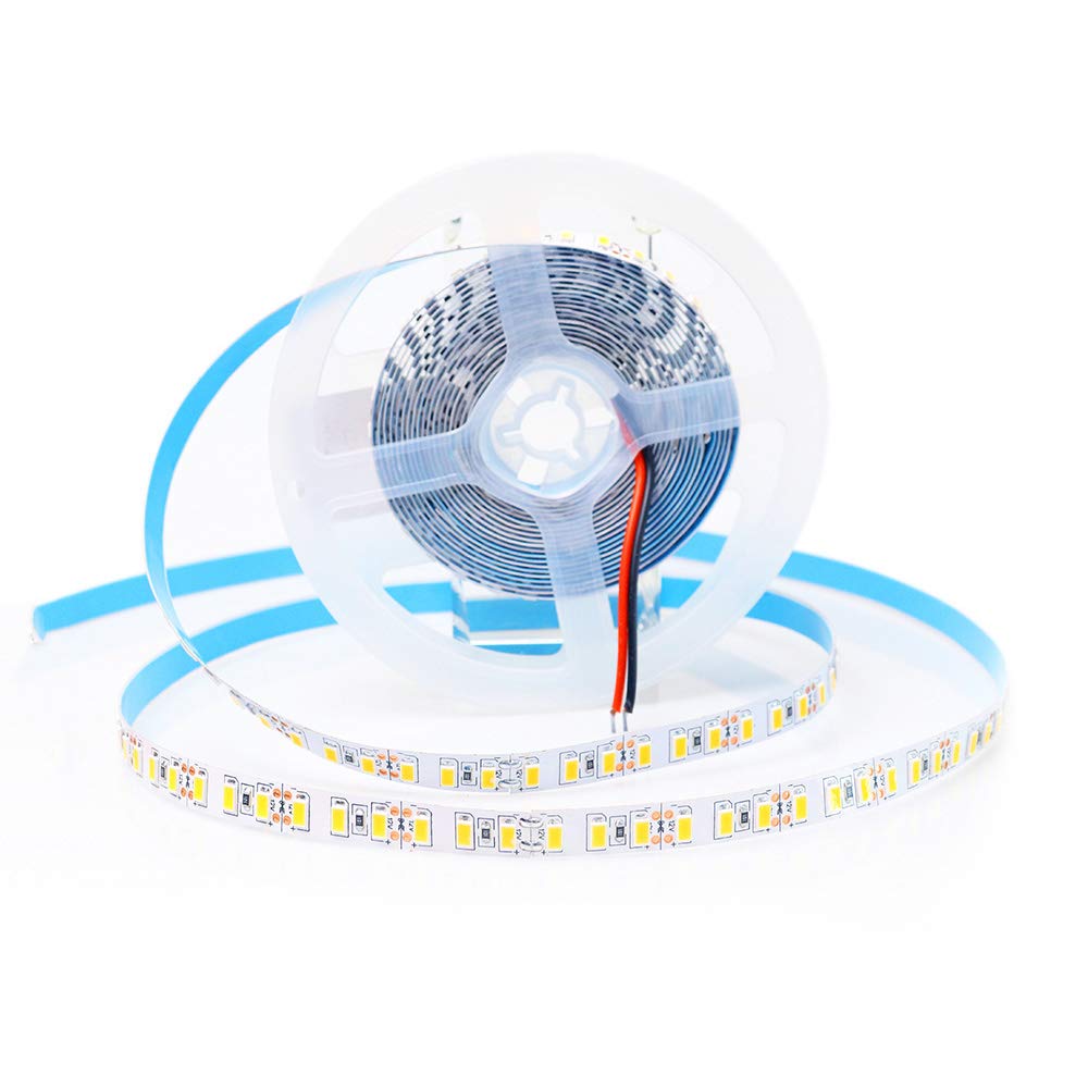 16.4ft Warm White LED Strip Lights 600 LEDs 2700-3000K Super Bright 5630 LED Tape - Flexible Light Strips for Home, Kitchen, Bedroom, Under Cabinet & Accent Lighting
