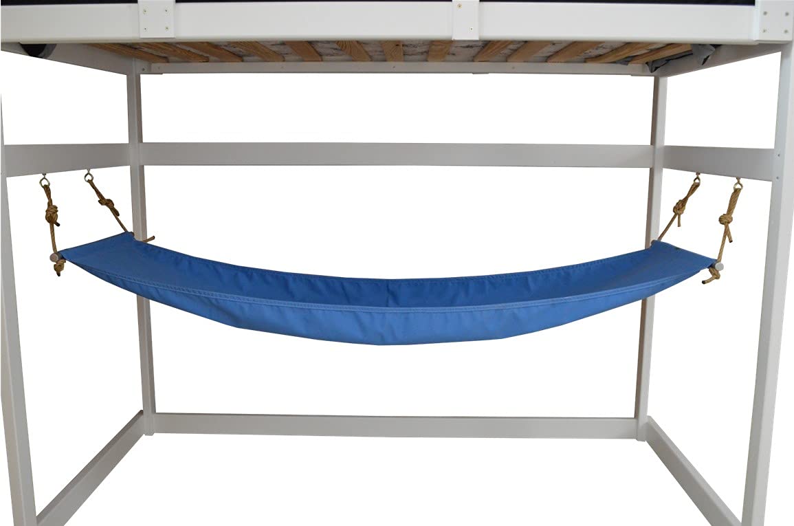 Premium Light Blue Twin Hammock with Heavy-Duty Mounting Hardware - Perfect for Backyard Relaxation, Camping & Outdoor Adventures