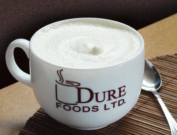Premium Dure Cappuccino Instant Coffee Mix - 20 Bags x 500g (17.6oz) for Home, Office & Cafe Use - Rich Foamy Coffee Drink