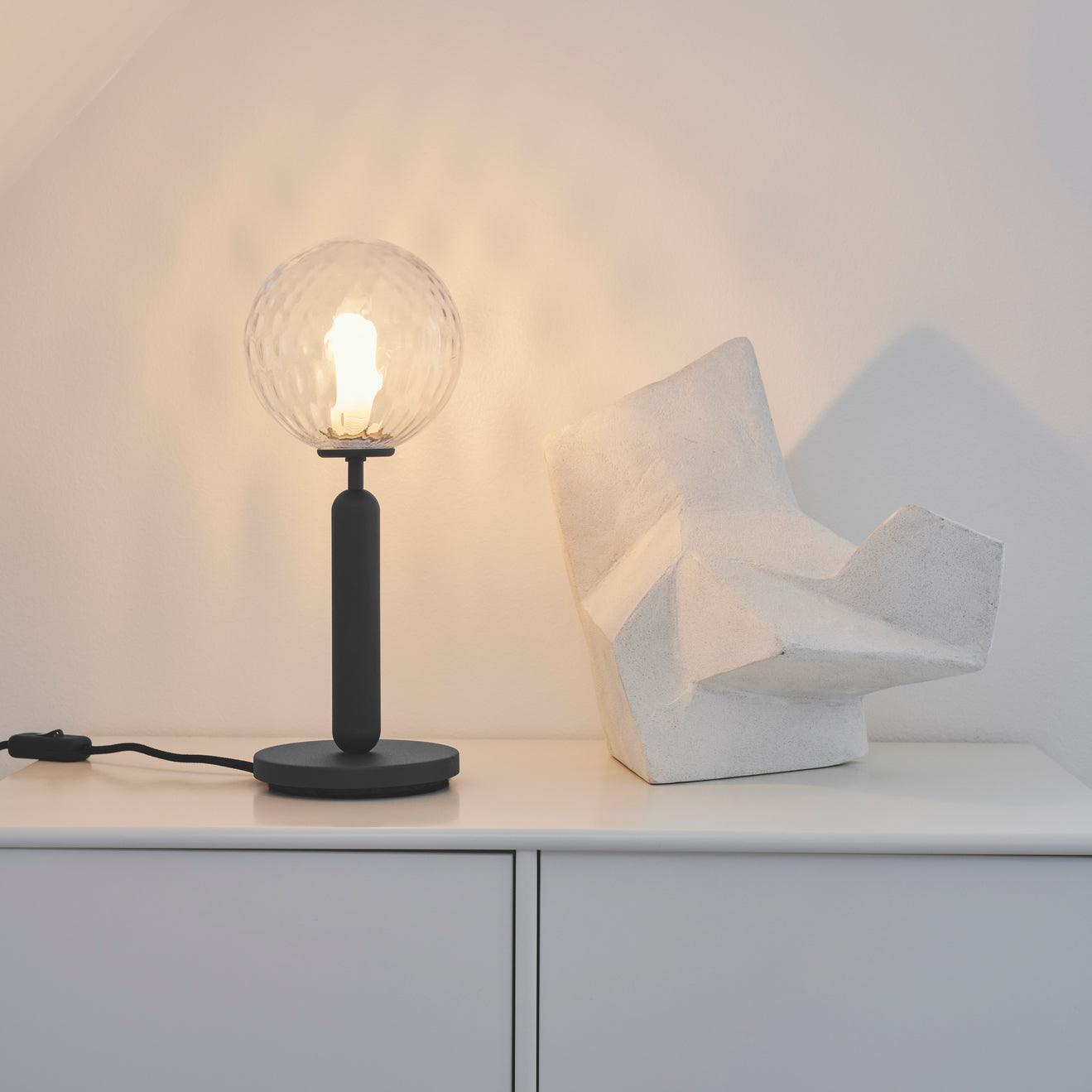 Miira Modern LED Table Lamp with USB Port - Stylish Nightstand Lighting for Bedroom, Living Room, Office Desk & Home Decor