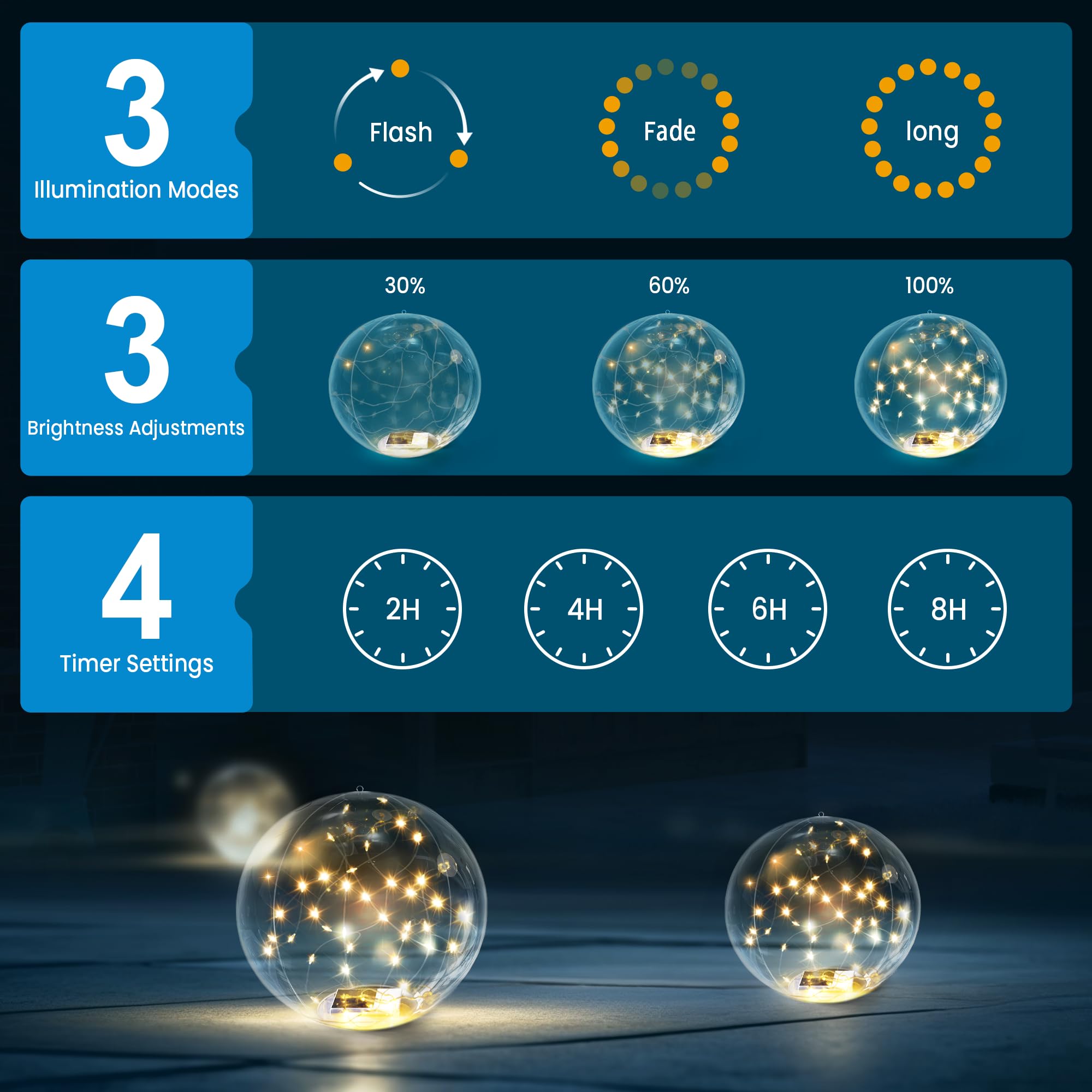 Solar Floating Pool Lights - 14