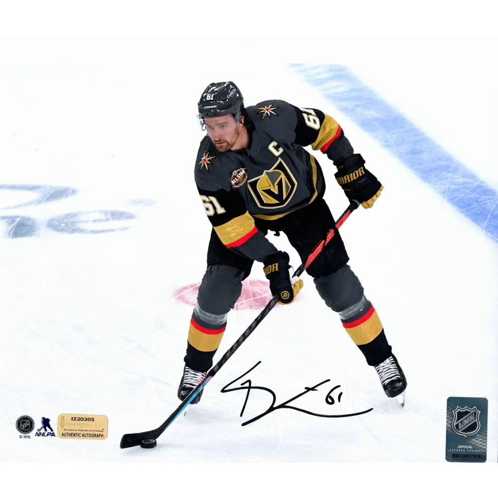 Mark Stone Autographed Vegas Golden Knights 8x10 Photo - Signed Hockey Memorabilia with COA - Perfect for NHL Fans, Sports Collectors & Man Cave Decor