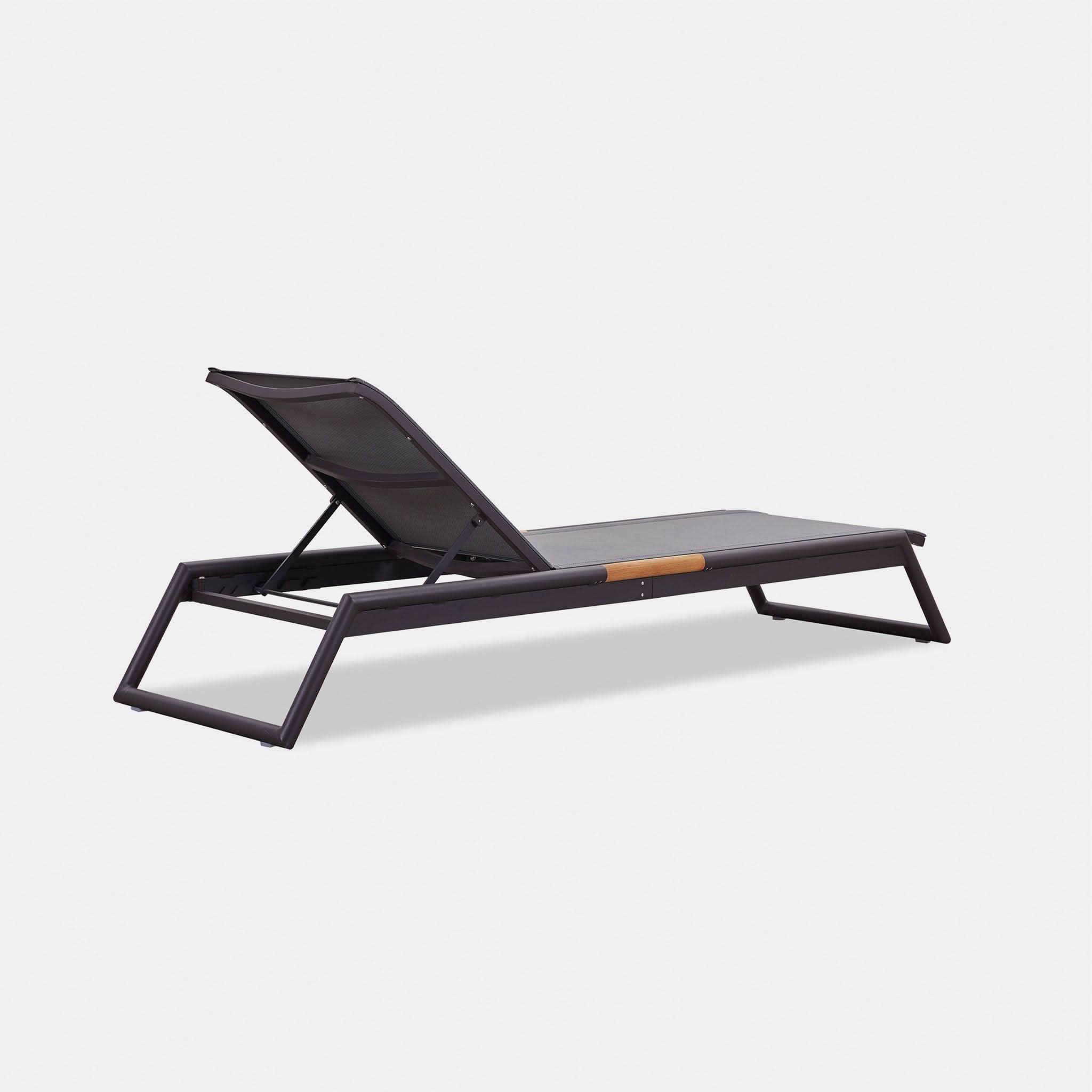Premium Breeze Stacking Sun Lounge Chair - Durable Outdoor Patio Furniture for Poolside, Beach, and Garden Relaxation