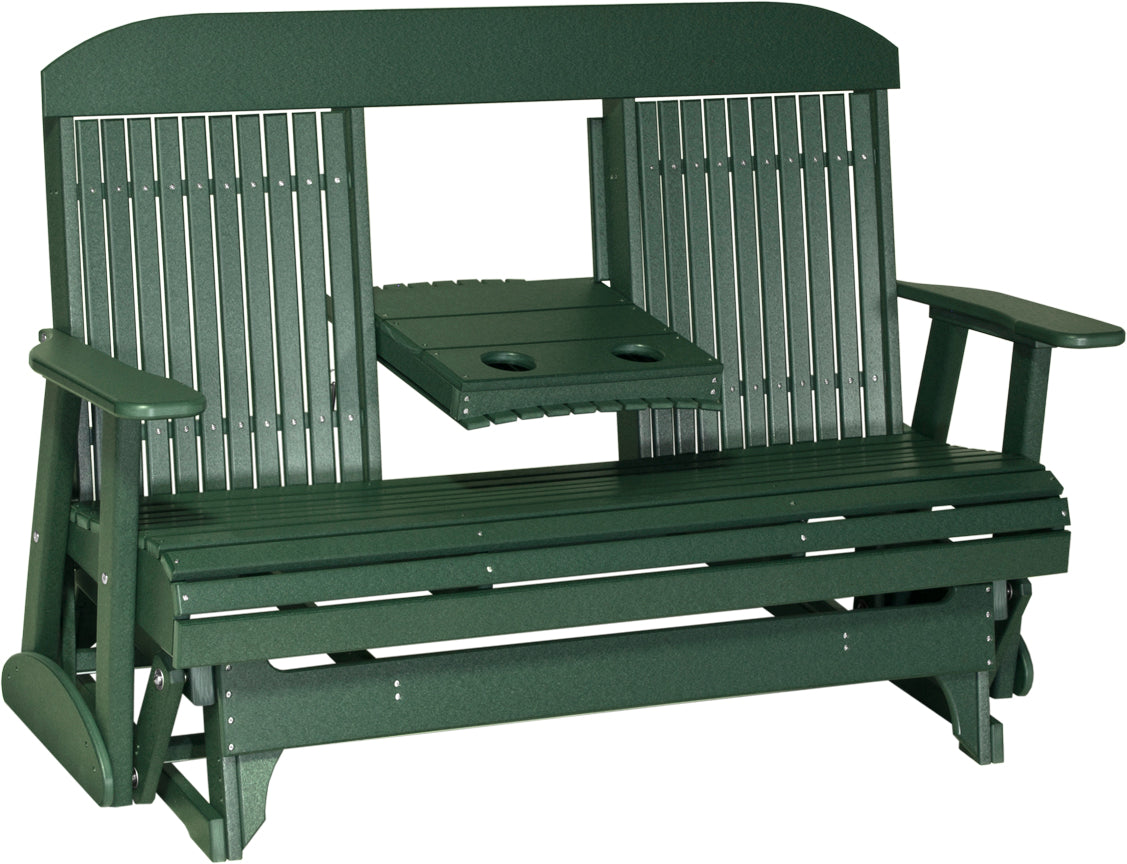 LuxCraft 5-Foot Classic Glider Rocking Chair - Perfect for Nursery, Bedroom, or Porch Relaxation | Comfortable & Stylish Seating for Parents & Seniors