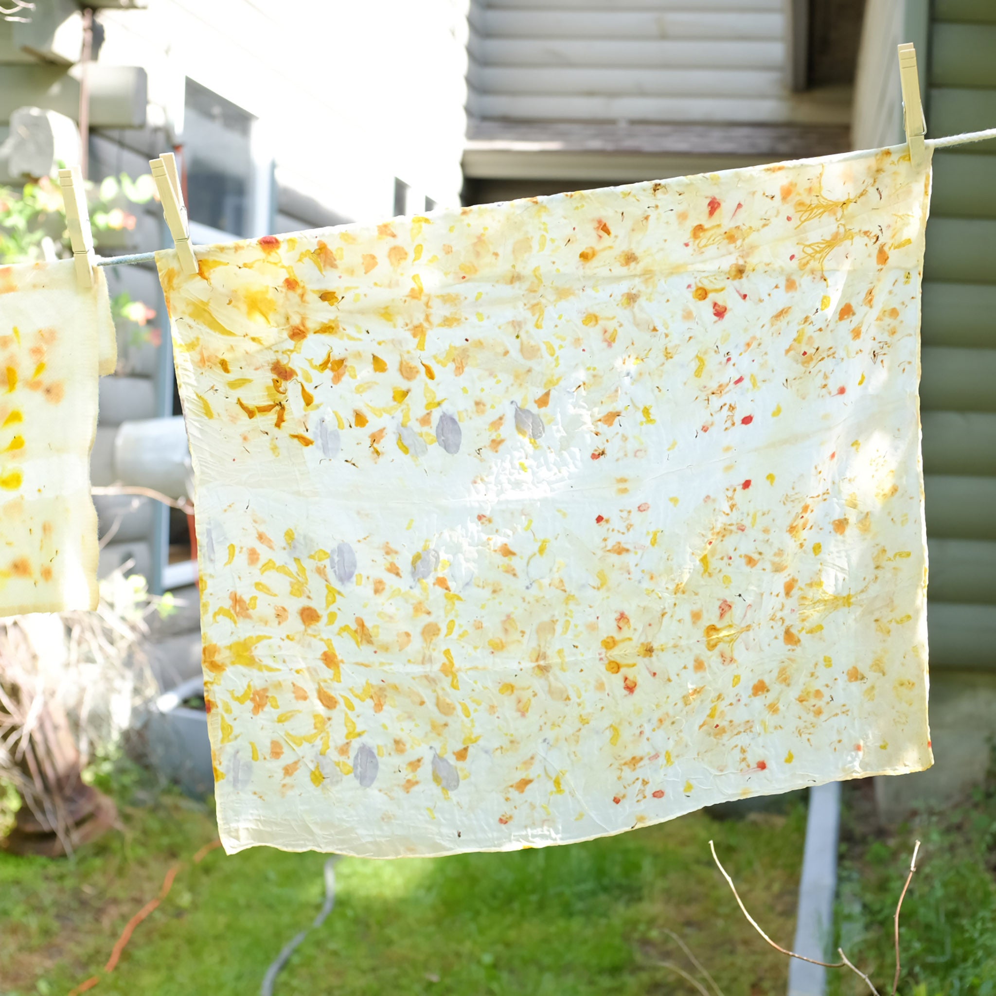 Natural Eco Printing on Cotton & Linen Fabric - DIY Botanical Dyeing Guide for Sustainable Textiles | Perfect for Home Decor, Fashion Design & Eco-Friendly Crafts