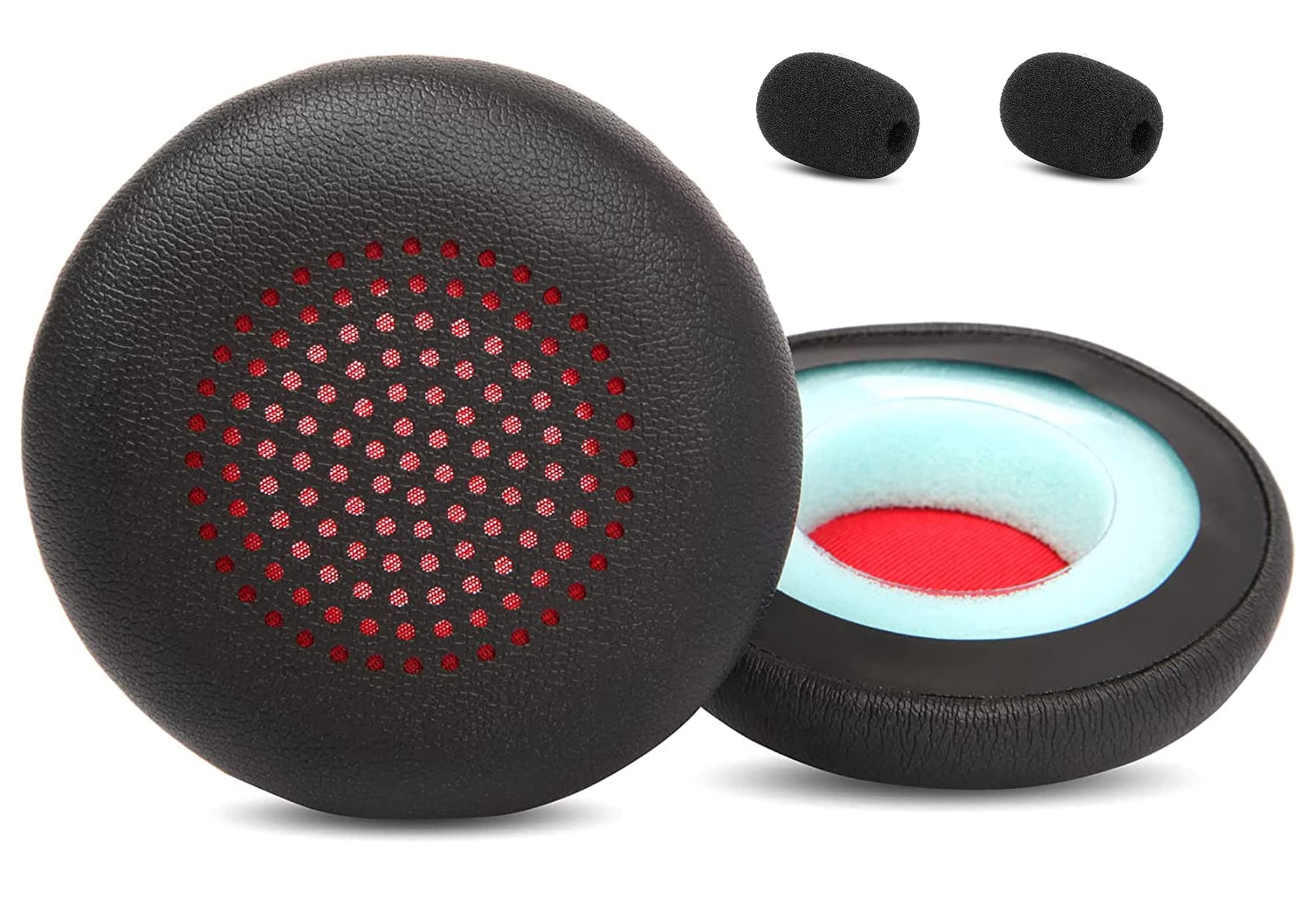Professional Replacement Earpads Cushion for Plantronics Voyager Focus UC & Focus 2 UC Headphones - Compatible with B825, BLKWR 5210 5220 7225 - Noise Isolating Memory Foam Ear Pads (Black) - Perfect for Office Calls, Gaming & Remote Work