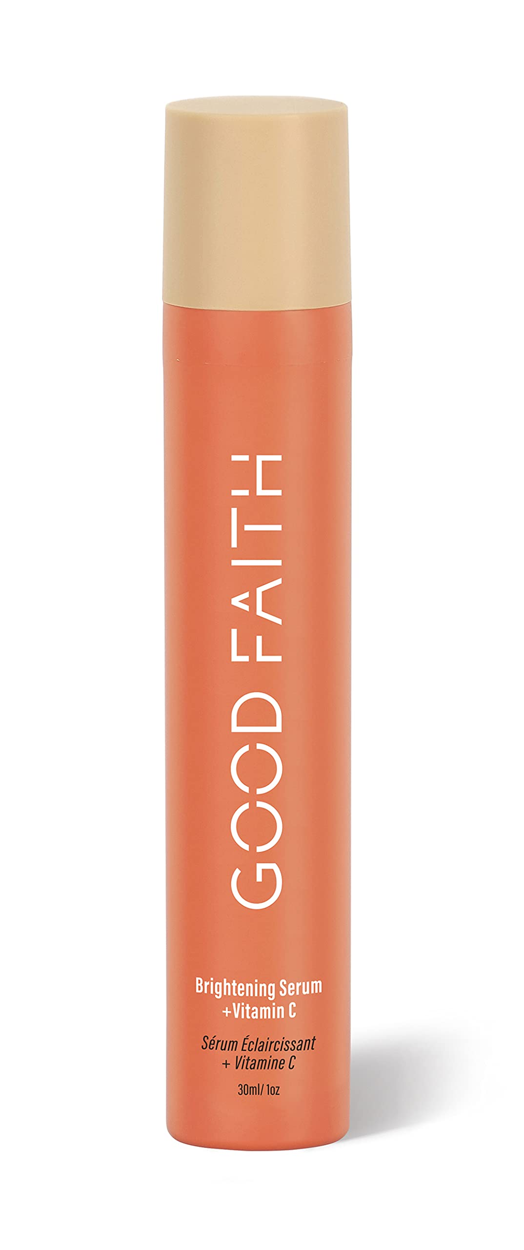 Good Faith Vitamin C Brightening Serum - 1 fl oz Collagen Boosting Face Serum for Radiant Skin - Vegan & Cruelty Free - Perfect for Morning Skincare Routine & Anti-Aging Treatment