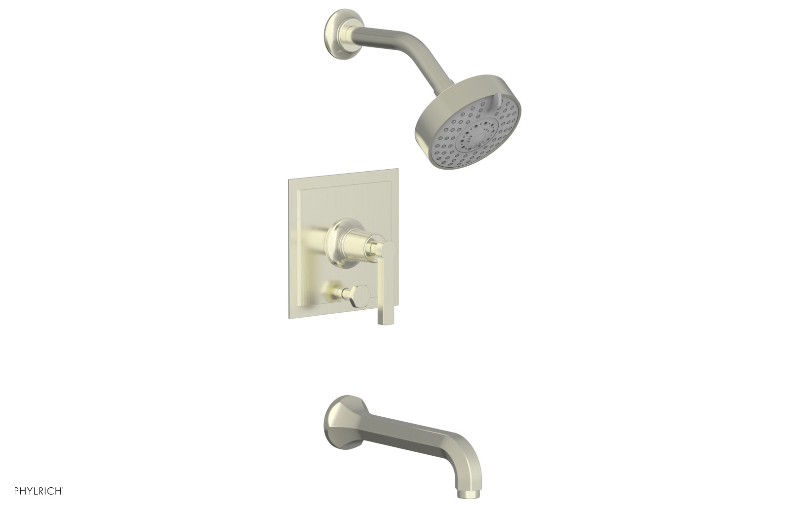 HEX MODERN Pressure Balance Tub and Shower Faucet Set 501 27 - Matte Black Bathroom Fixture for Modern Homes, Perfect for Bathroom Renovations and Spa-Like Showers