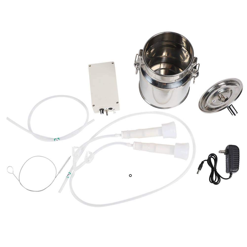 Dioche Mini Milking Machine with Vacuum Pump Regulator - USDA Approved Portable Milking Equipment for Cows, Goats & Sheep - Perfect for Small Farms, Homesteads & Dairy Businesses