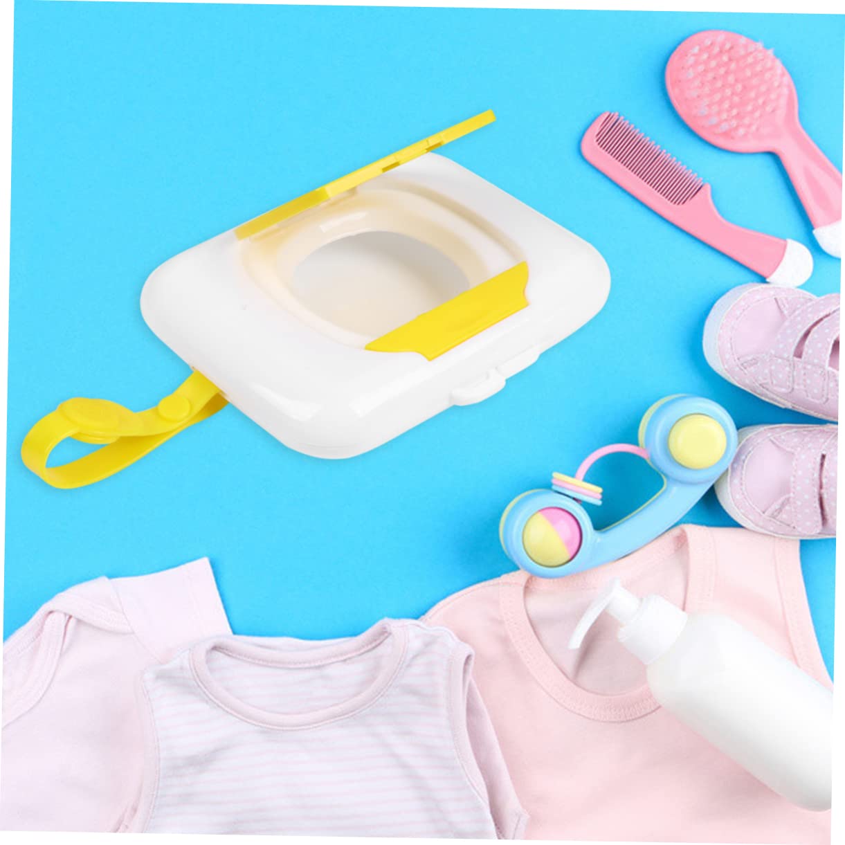GARVALON Portable Travel Tissue Case Holder - Compact Wet Wipes Dispenser for Car, Office & On-the-Go Use | Moist Tissues Storage Solution for Travel Essentials