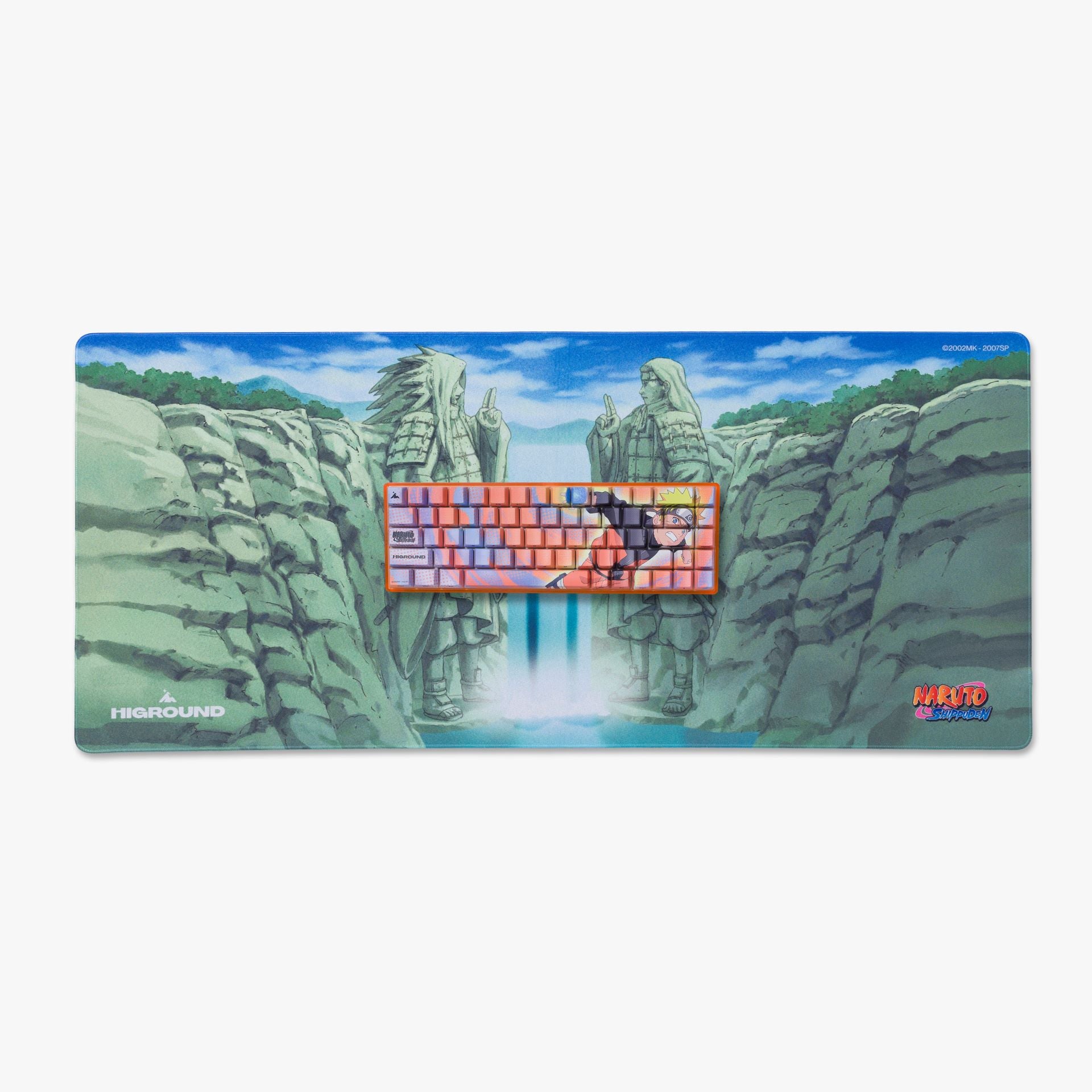 Naruto x HG Large Gaming Mouse Pad - Valley of the End Design | Non-Slip Rubber Base | Perfect for PC, Laptop & Office Use