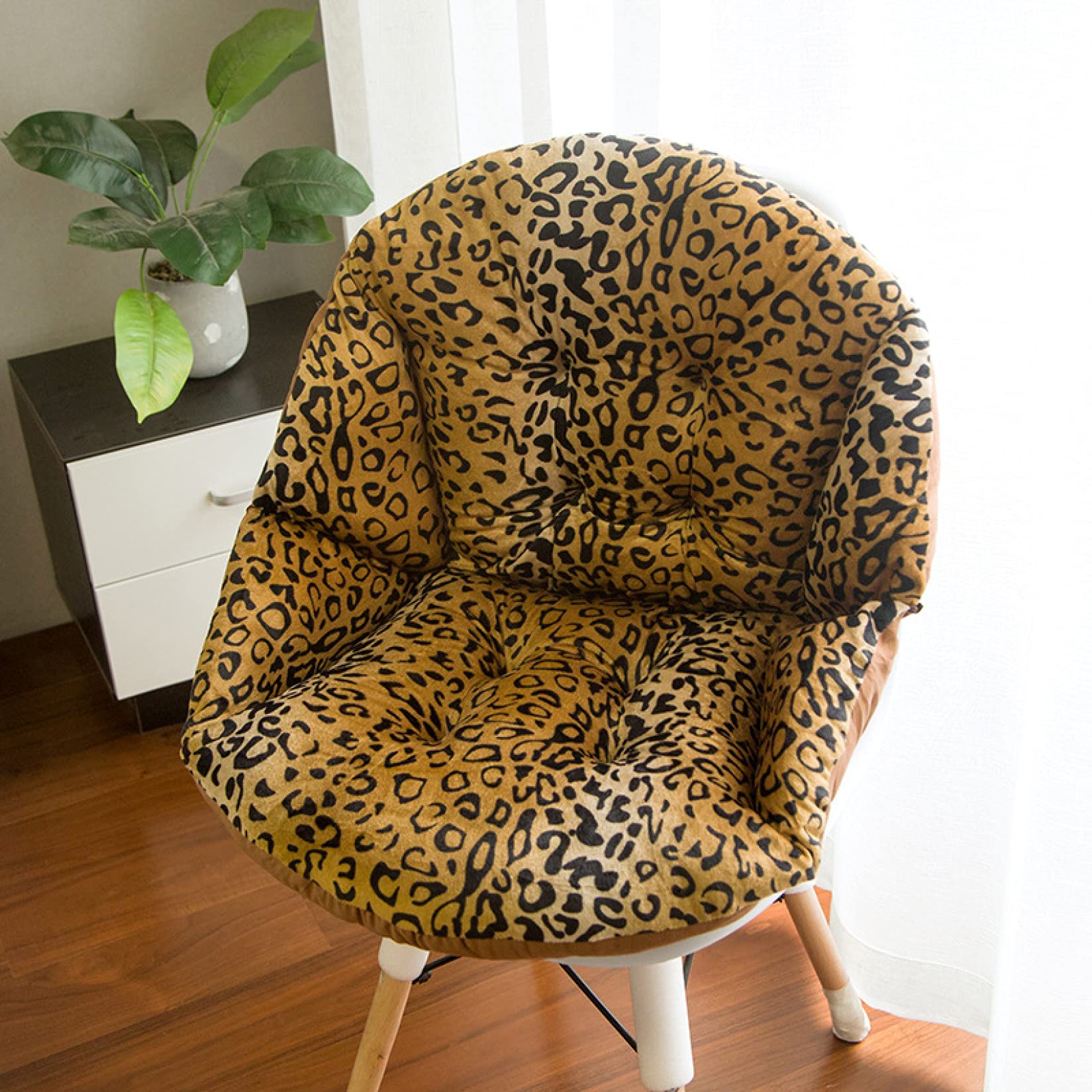 Thick Plush Chair Cushion for Dining, Patio & Office Chairs - Durable Seat Pad for Comfortable Sitting at Home, Work or Outdoor Use