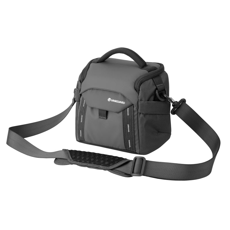 VEO 15M Gray Camera Shoulder Bag - Durable DSLR/SLR Camera Case with Adjustable Strap for Photographers, Travel & Outdoor Shooting