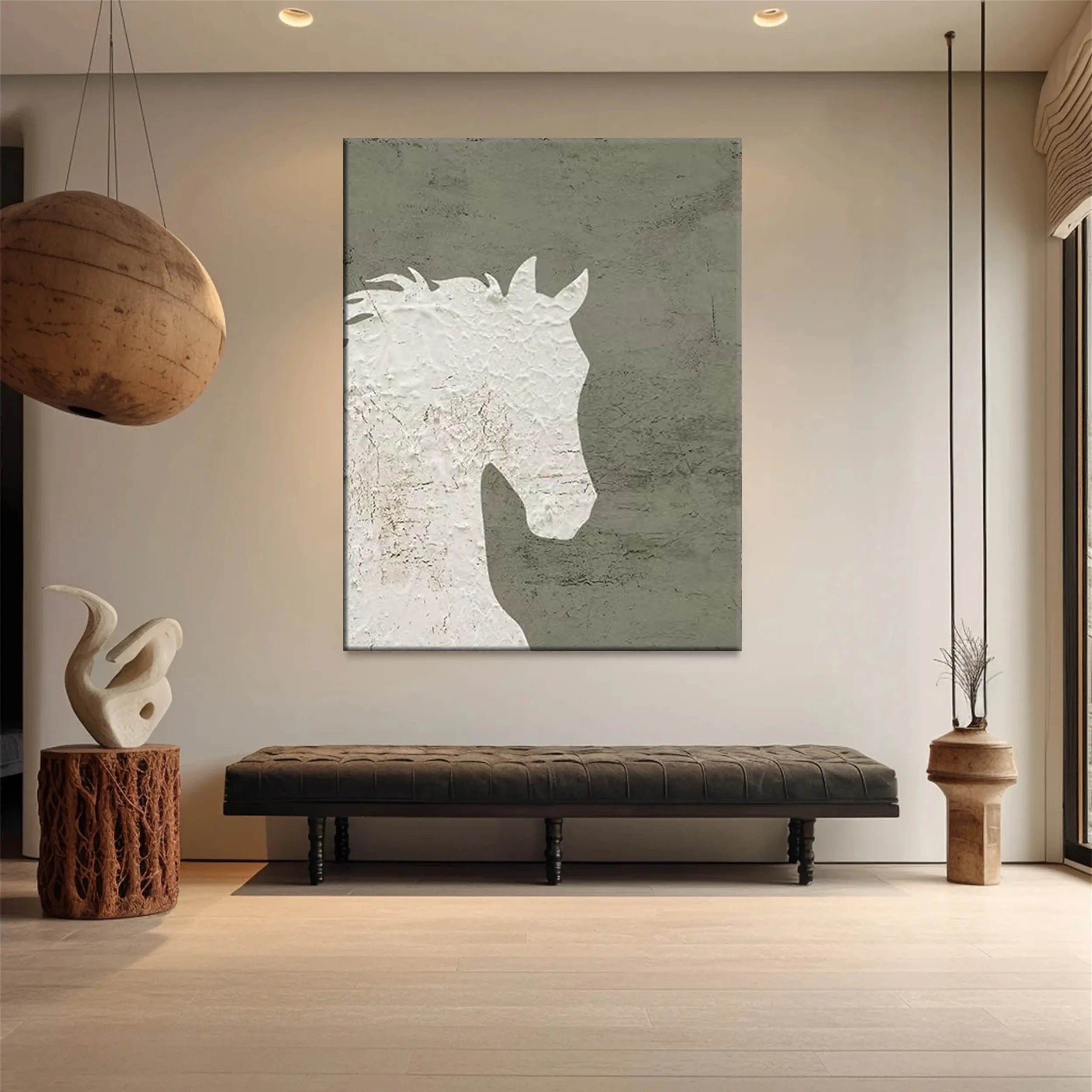 Animal Art Painting #AP043 - Handmade Wildlife Canvas Wall Decor for Home & Office - Perfect for Living Room, Bedroom & Gifts