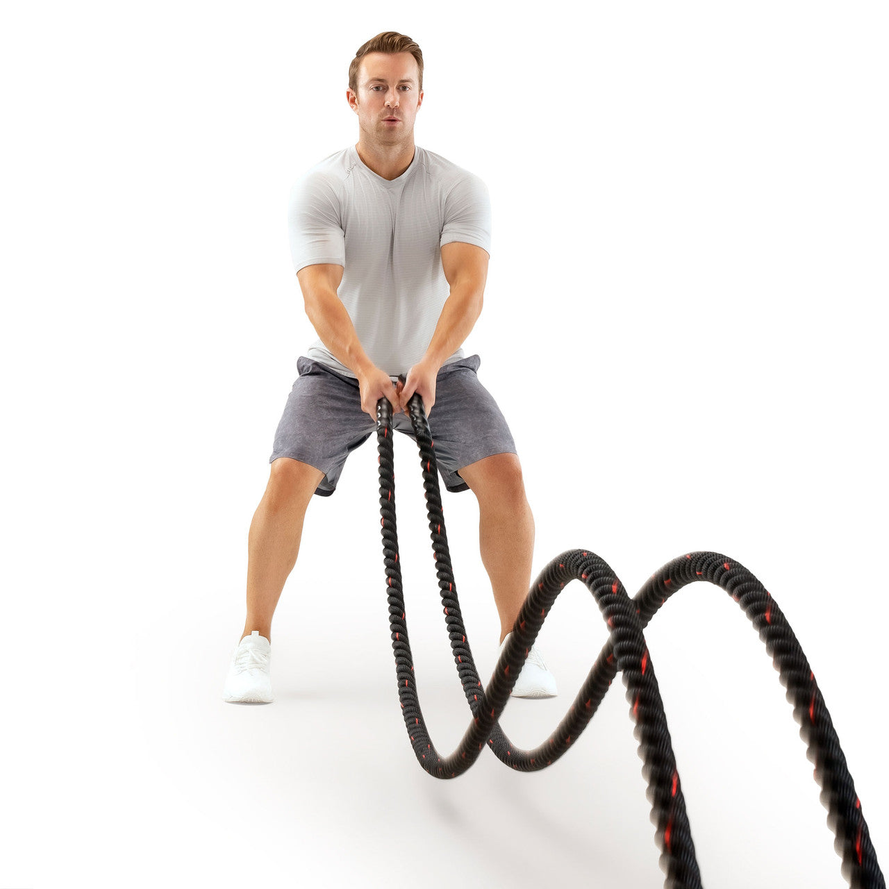 ProIron PRO ZS01 1.5 Inch (38mm) Heavy Duty Battle Rope - 30 ft (9M) for CrossFit, Gym & Home Workouts | Strength Training & Cardio Exercise Equipment
