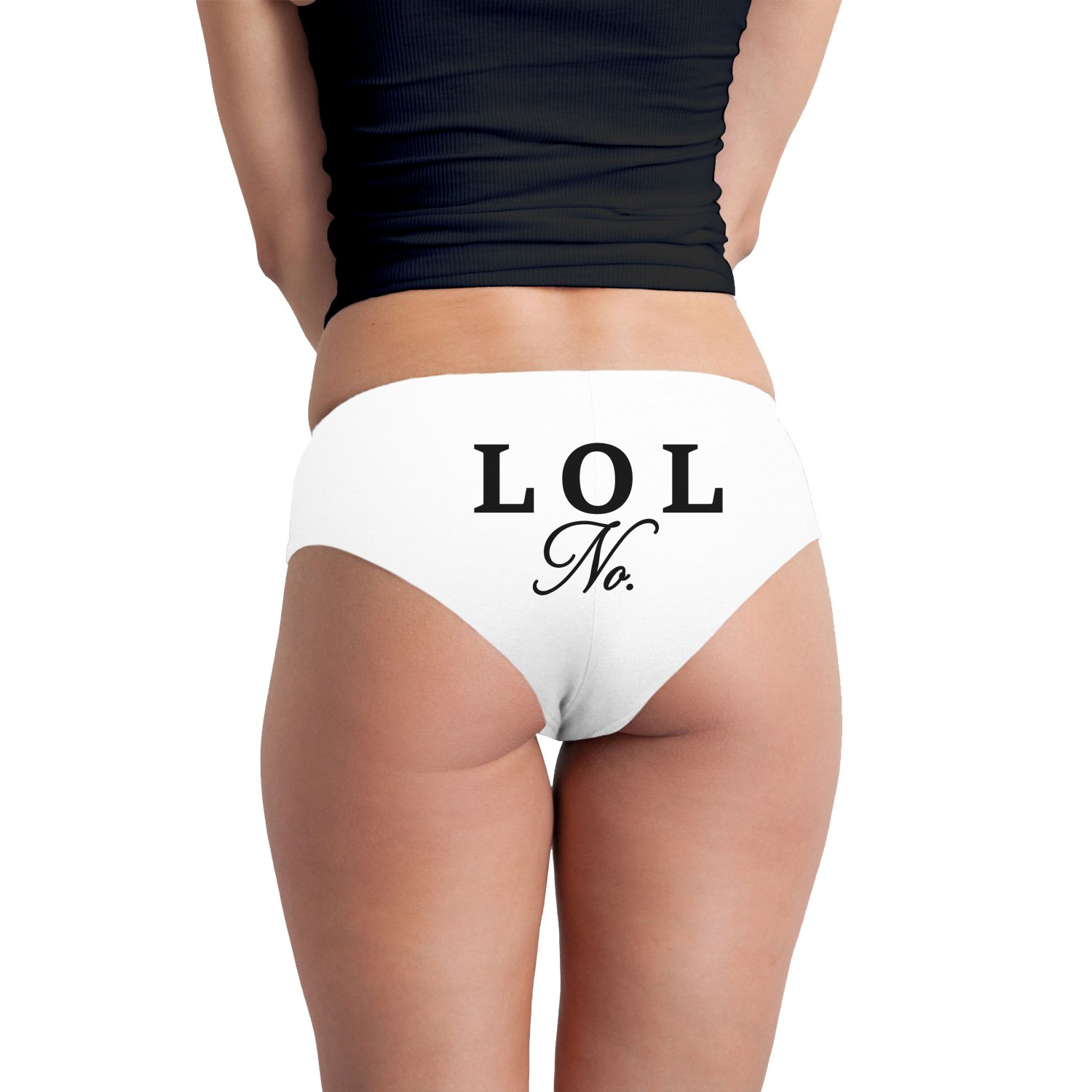 Funny LOL Women's Boyshort Underwear Panties - Comfortable Cotton Underwear for Women, Cute and Playful Underwear for Everyday Wear, Sleep or Lounge