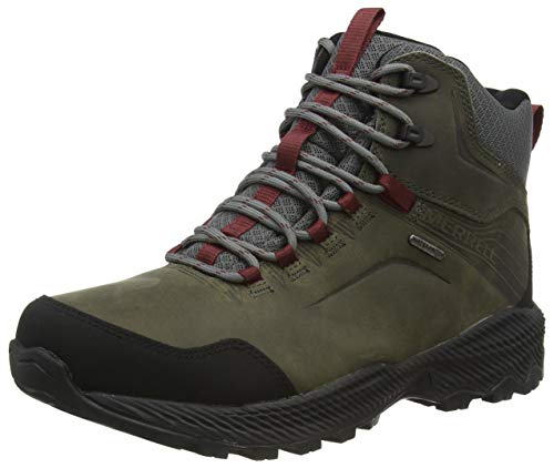 Merrell Men's High Rise Waterproof Hiking Boots - Lightweight & Durable Outdoor Shoes for Mountain Trekking, Camping & Backpacking Adventures