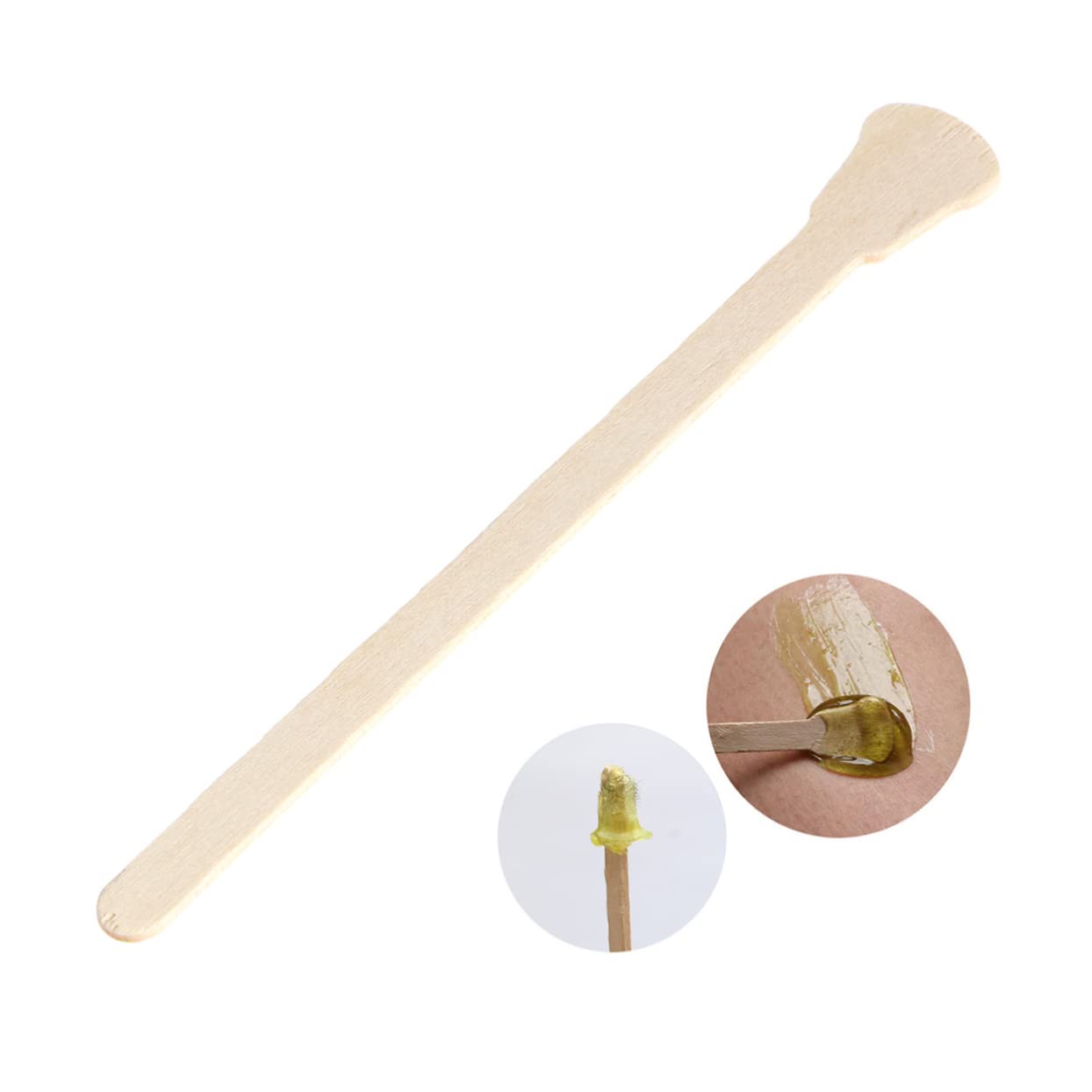 50pcs Wooden Waxing Spatulas - Natural Wood Wax Spatula for DIY Candle Making, Wax Melts, Soap Crafting & Beauty Treatments - Perfect for Home Spa, Wax Art & Skincare Professionals