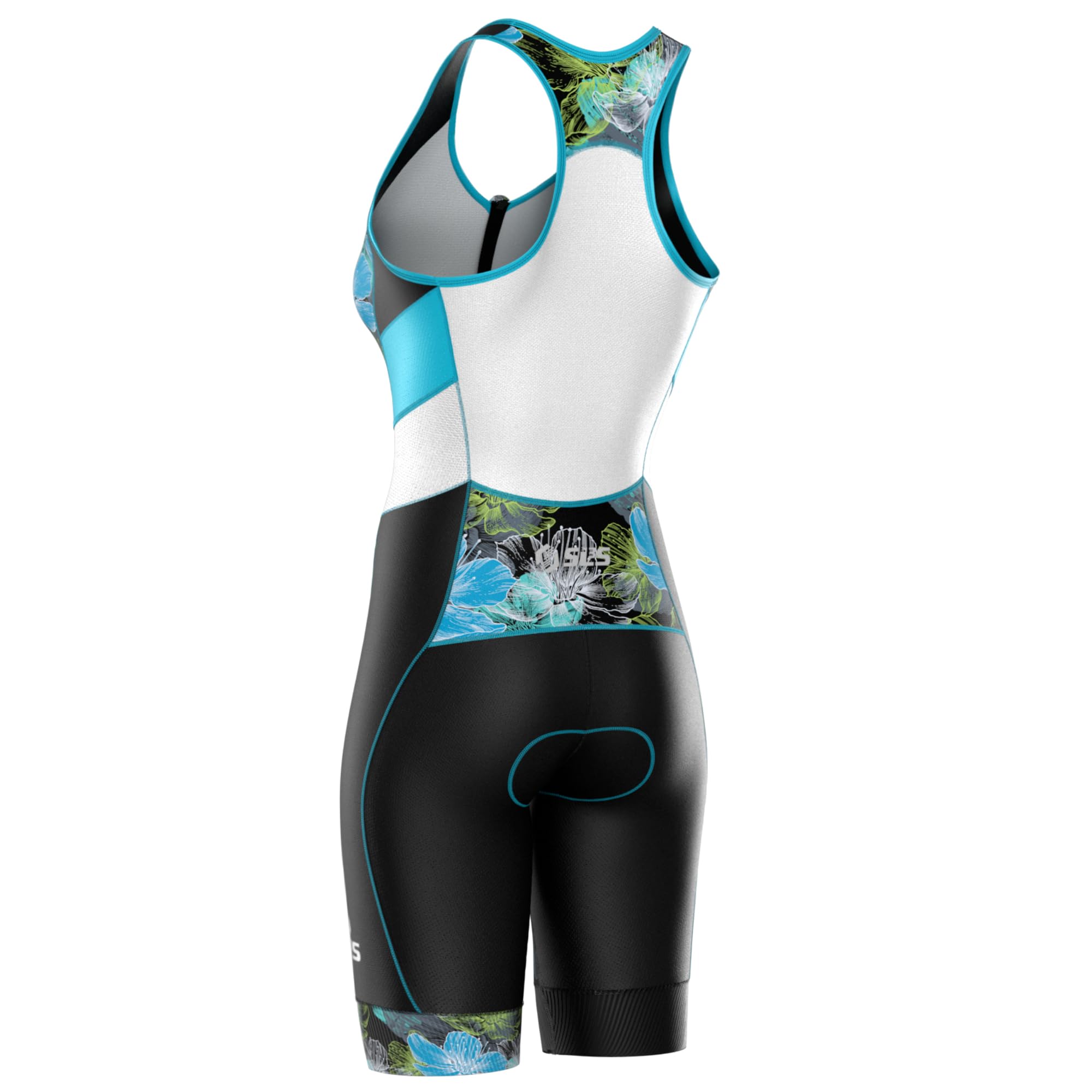 Premium Women's Triathlon Suit - High-Performance One-Piece Trisuit for Competitive Swimming, Cycling & Running - No Shelf Bra - Ideal for Triathlons & Training