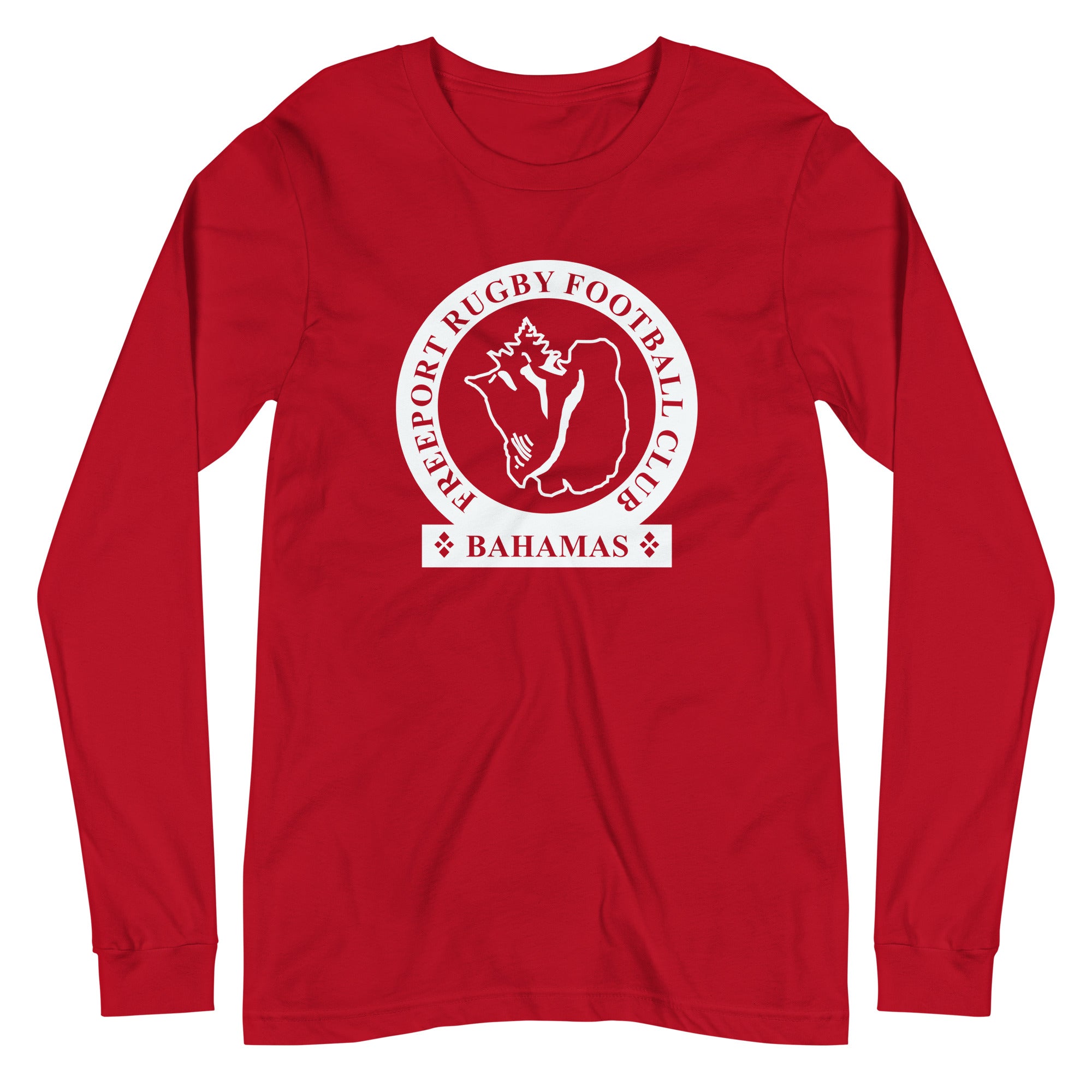 Freeport RFC Long Sleeve Social T-Shirt for Men - Comfortable Cotton Crewneck Tee for Casual Wear, Sports & Outings