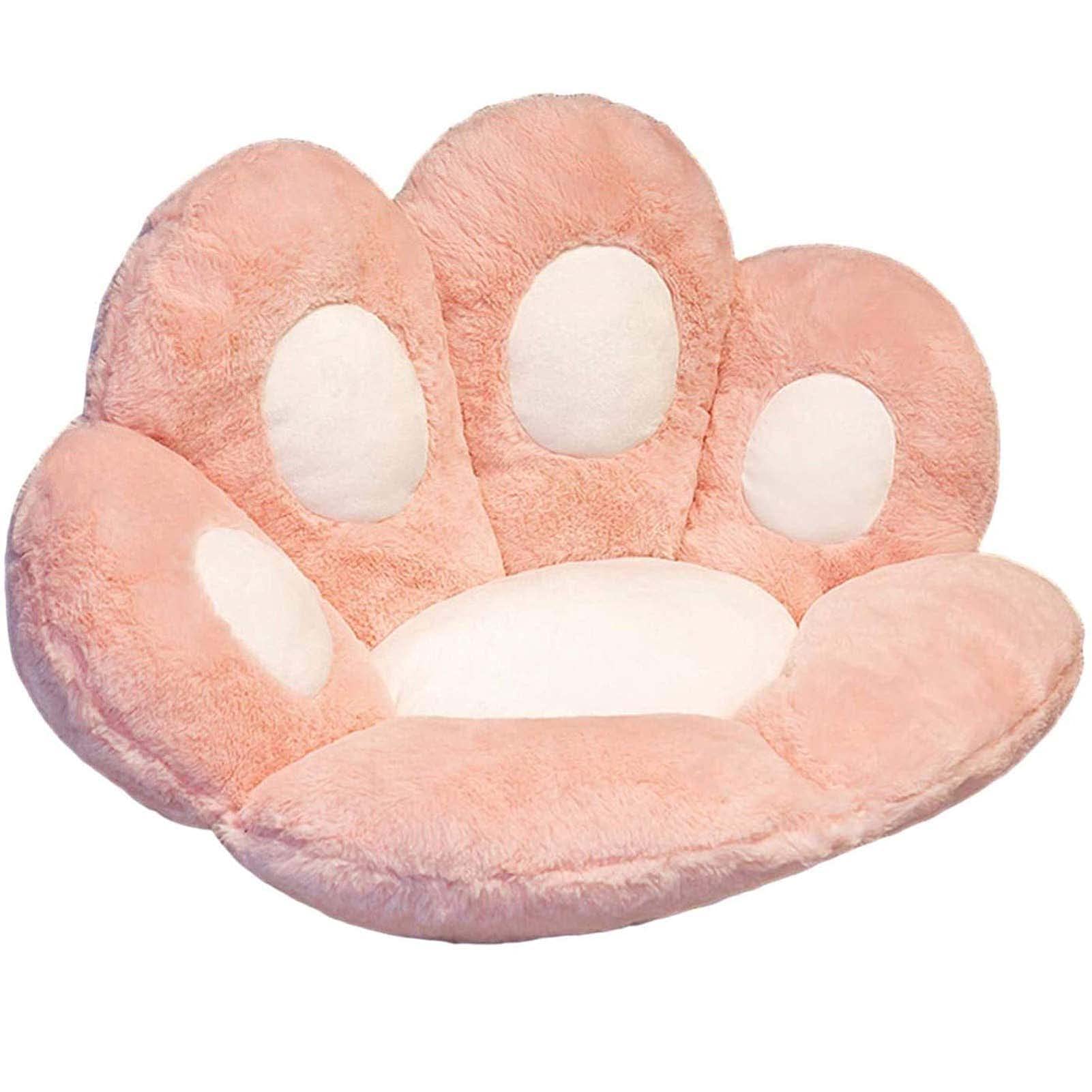 ESGT Cat Paw Seat Cushion - Soft Office Chair Cushion for Back & Tailbone Pain Relief - Comfortable Lazy Sofa & Desk Chair Pad for Home & Office Use