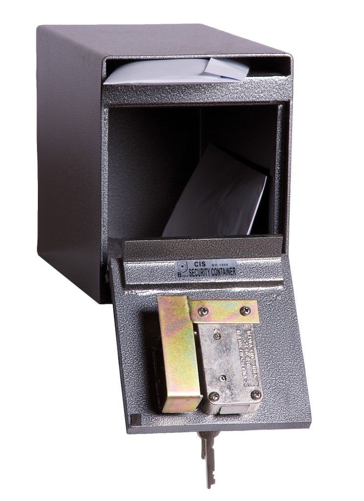 Drop Slot Safe HDS 02K - Secure Cash Deposit Box for Retail & Business - Perfect for Stores, Restaurants, and Offices
