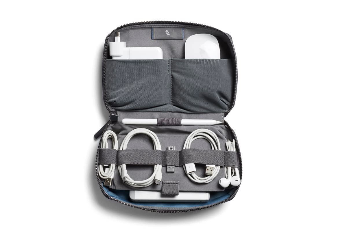 Bellroy Tech Kit - Premium Zipper Organizer Case for Chargers, Cables, Headphones & Travel Essentials | Compact Tech Accessories Pouch for Business Travel & Daily Commute