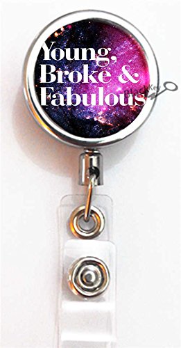 BlackKey Retractable ID Badge Holder with Lanyard & Clip - for Office & Events