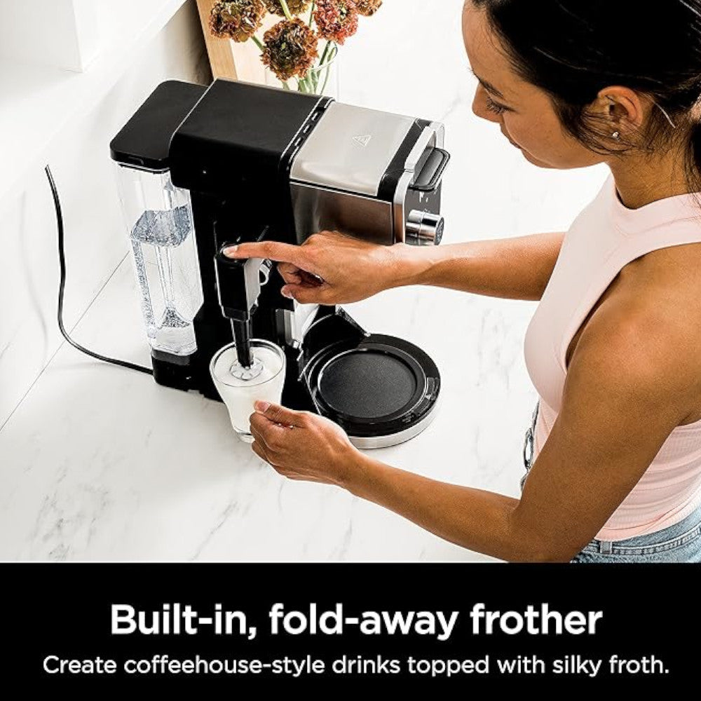 NINJA CFP301C DualBrew Pro Specialty Coffee System - Blemished Package with Full Warranty | Perfect for Home & Office Coffee Brewing