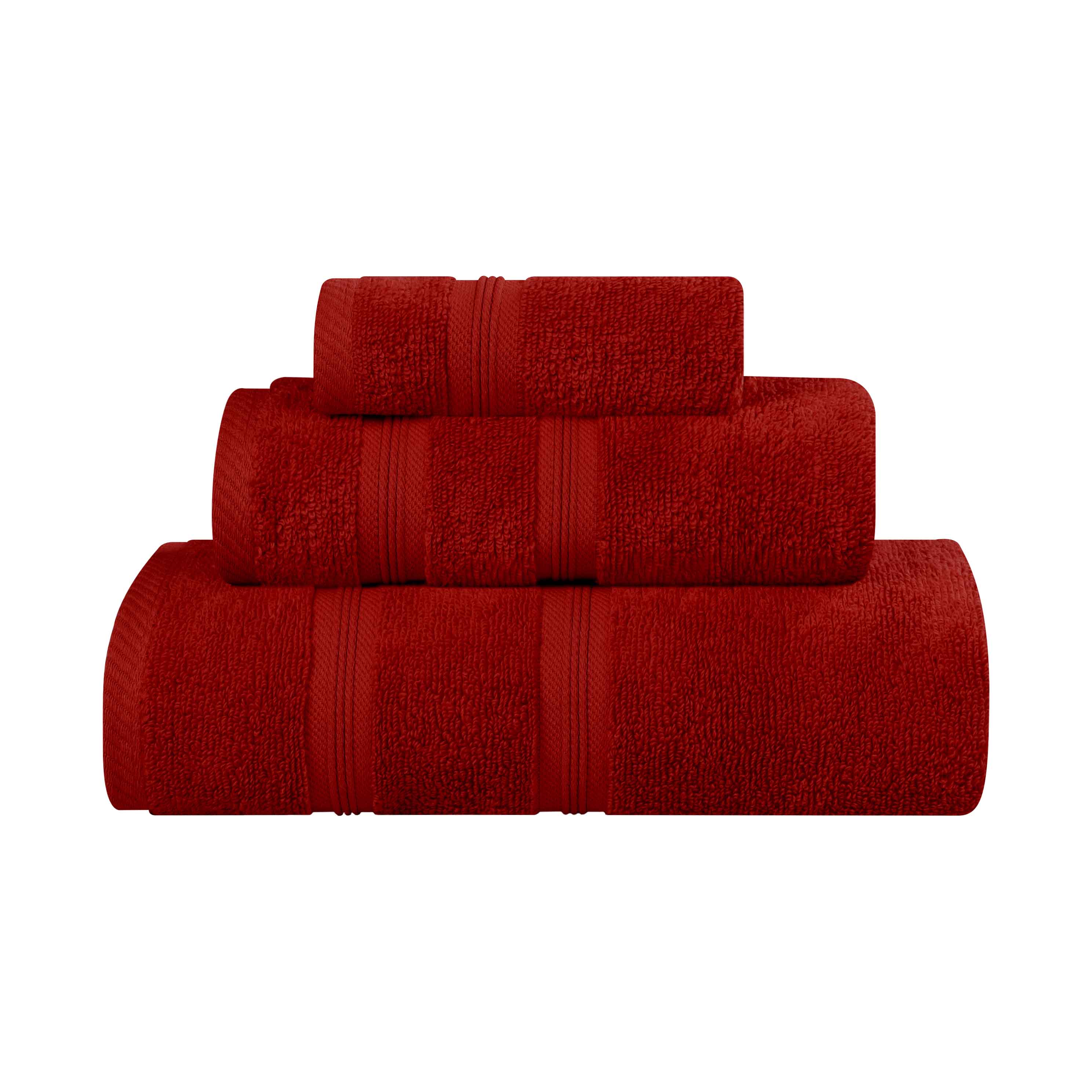 Premium Smart Dry Zero Twist Cotton 3-Piece Towel Set - Ultra Soft & Absorbent Bath Towels for Spa, Gym & Luxury Home Use