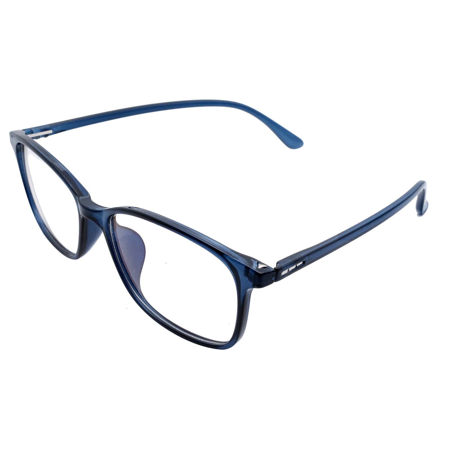 Blue Light Blocking Computer Reading Glasses for Men & Women - Anti Eyestrain Readers for Screen Time, Office Work & Gaming