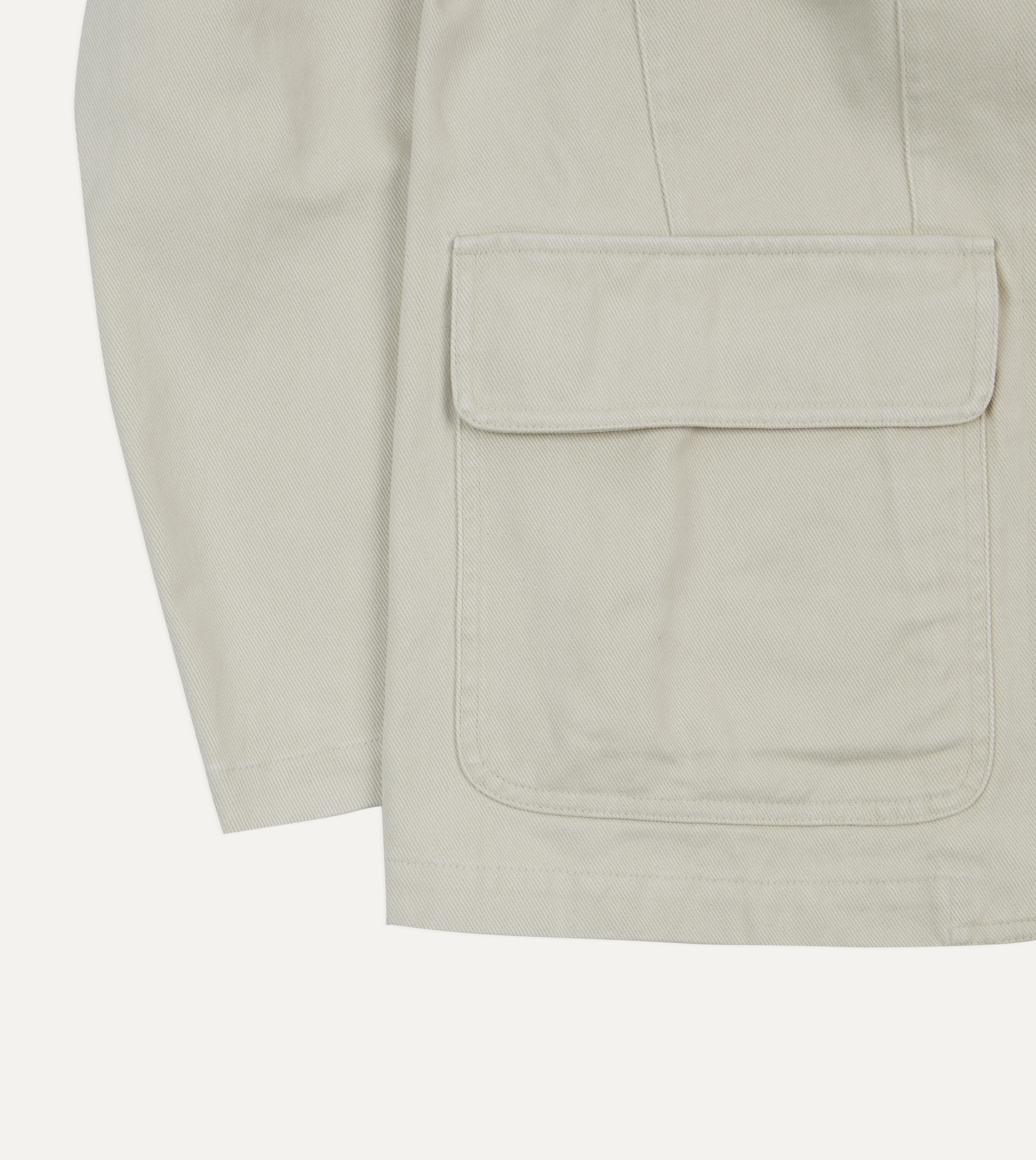 Ecru Heavy Cotton Twill Games Blazer Mk. I - Premium Men's Casual Jacket for Golf, Tennis & Outdoor Sports