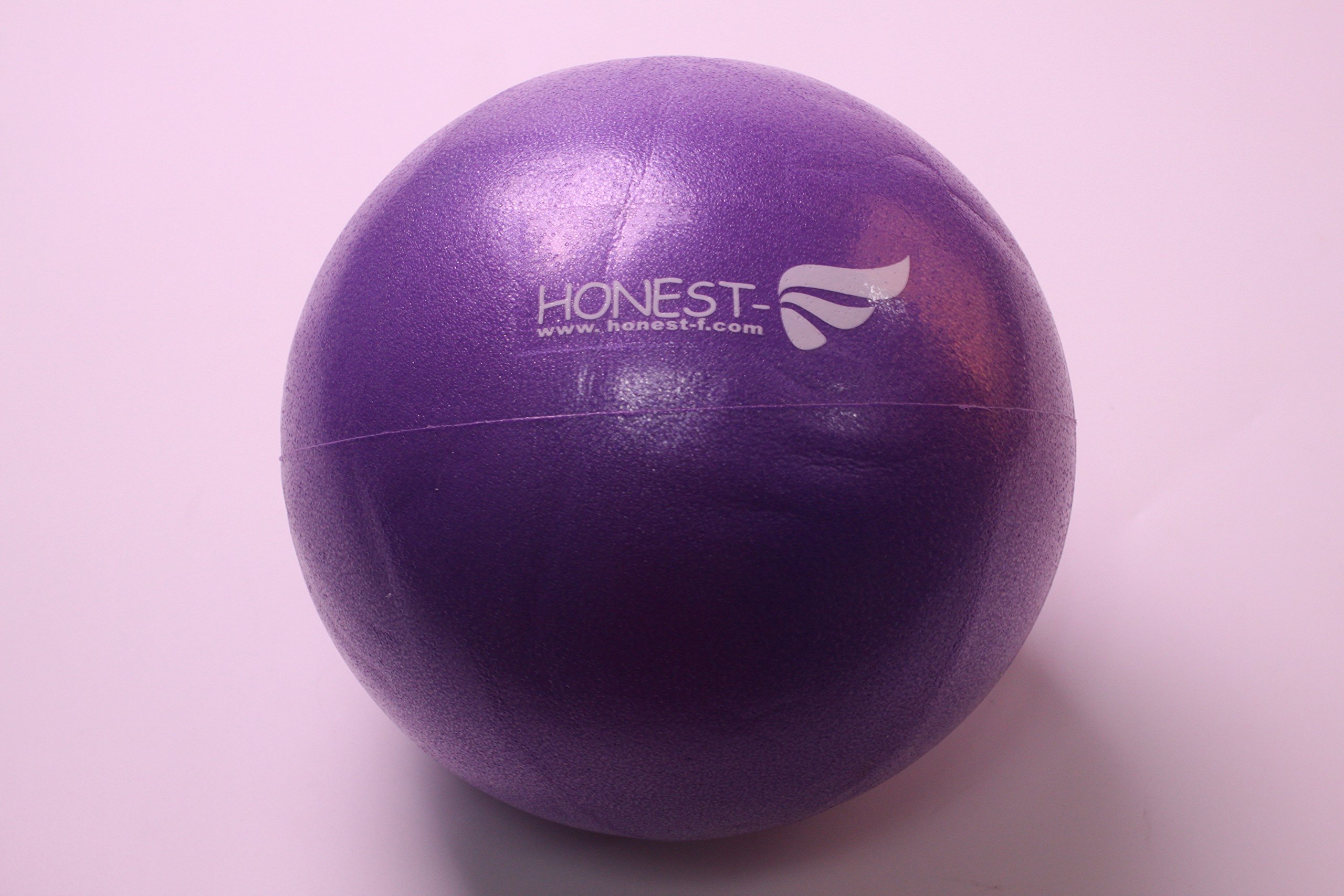 9-Inch Purple Pilates Yoga Ball - 2 Pack for Core Strength, Balance & Flexibility Training - Perfect for Home Gym, Yoga, Pilates & Physical Therapy